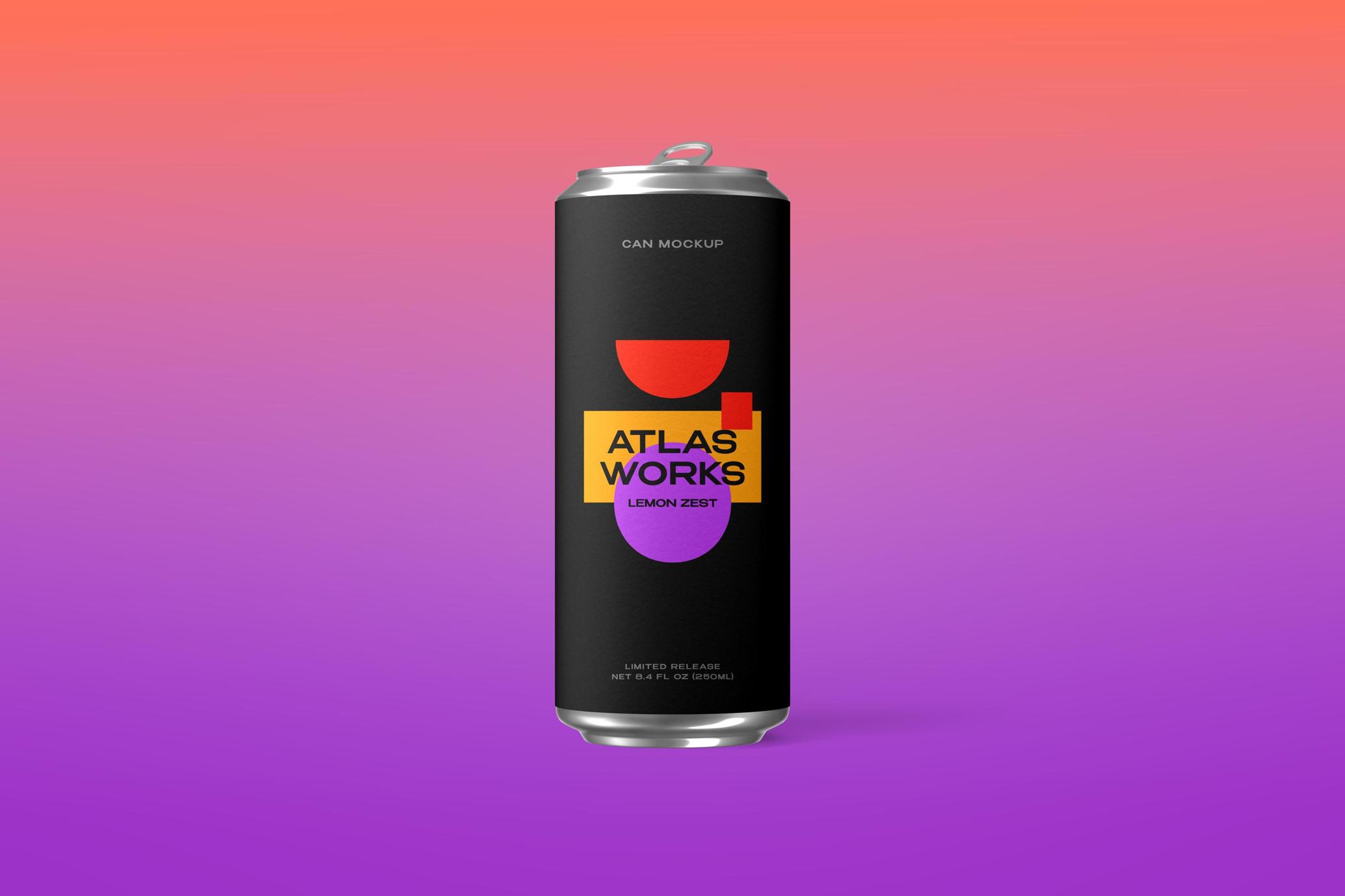Slim Can Mockup