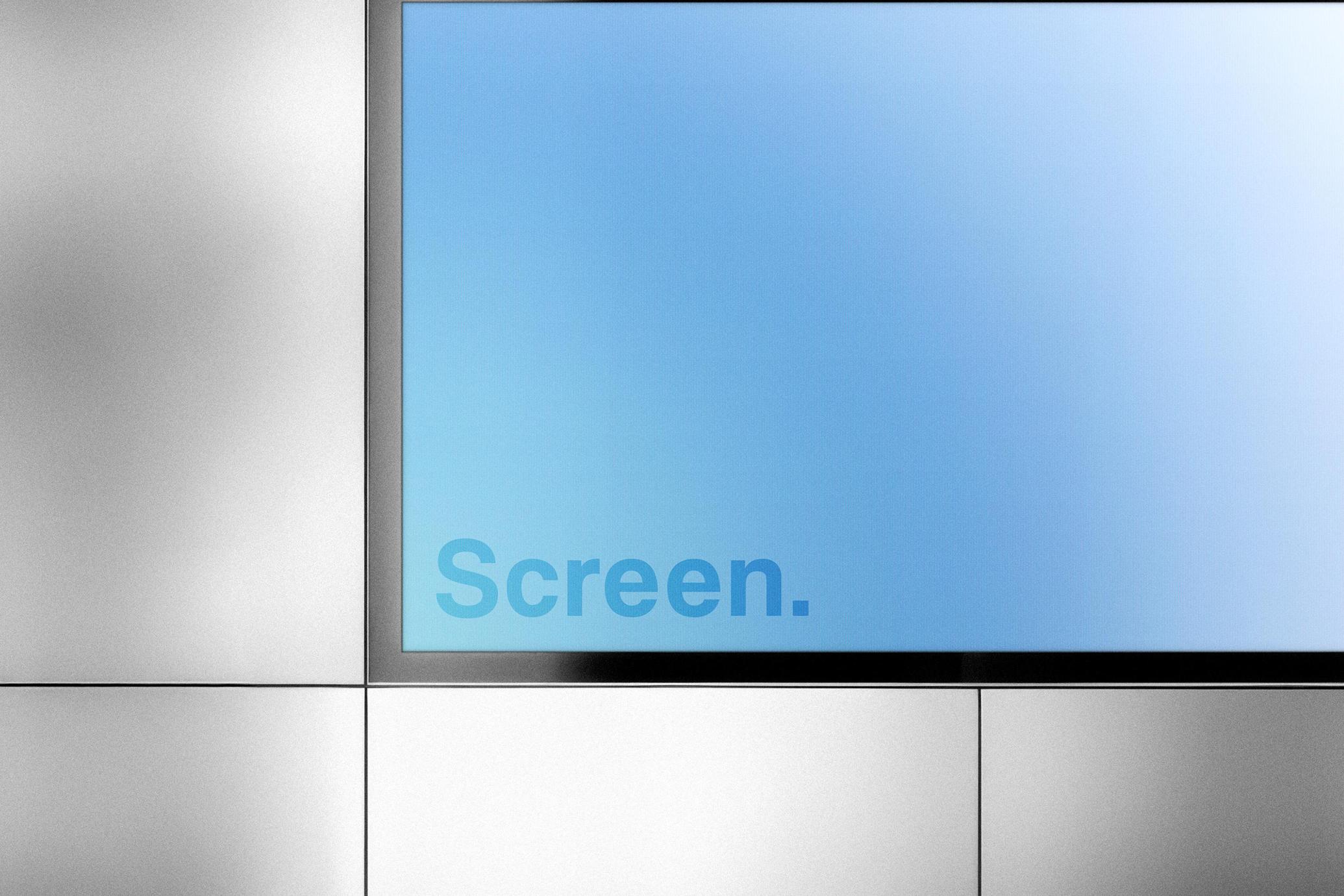 Metal Panels Screen Mockup
