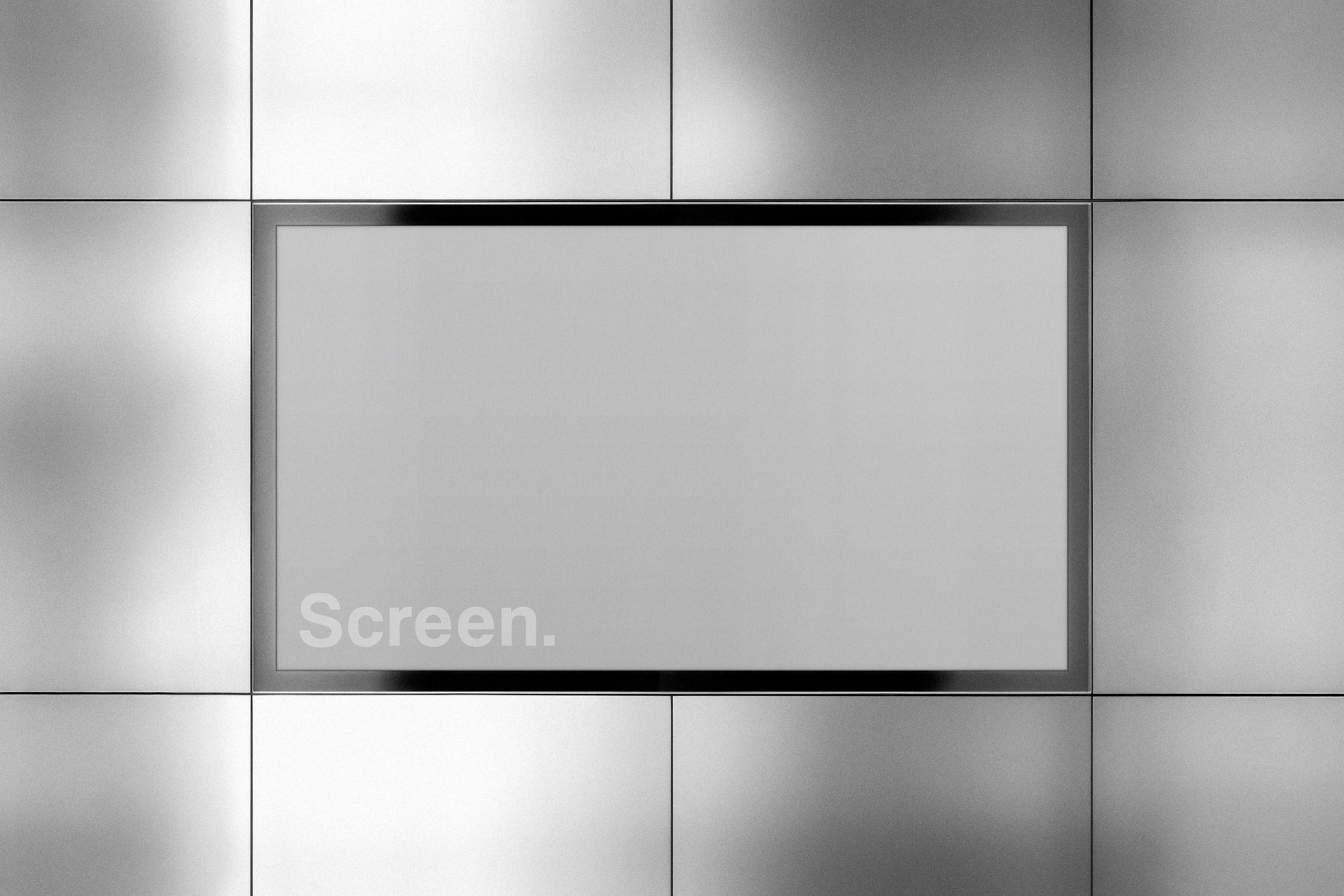 Metal Panels Screen Mockup