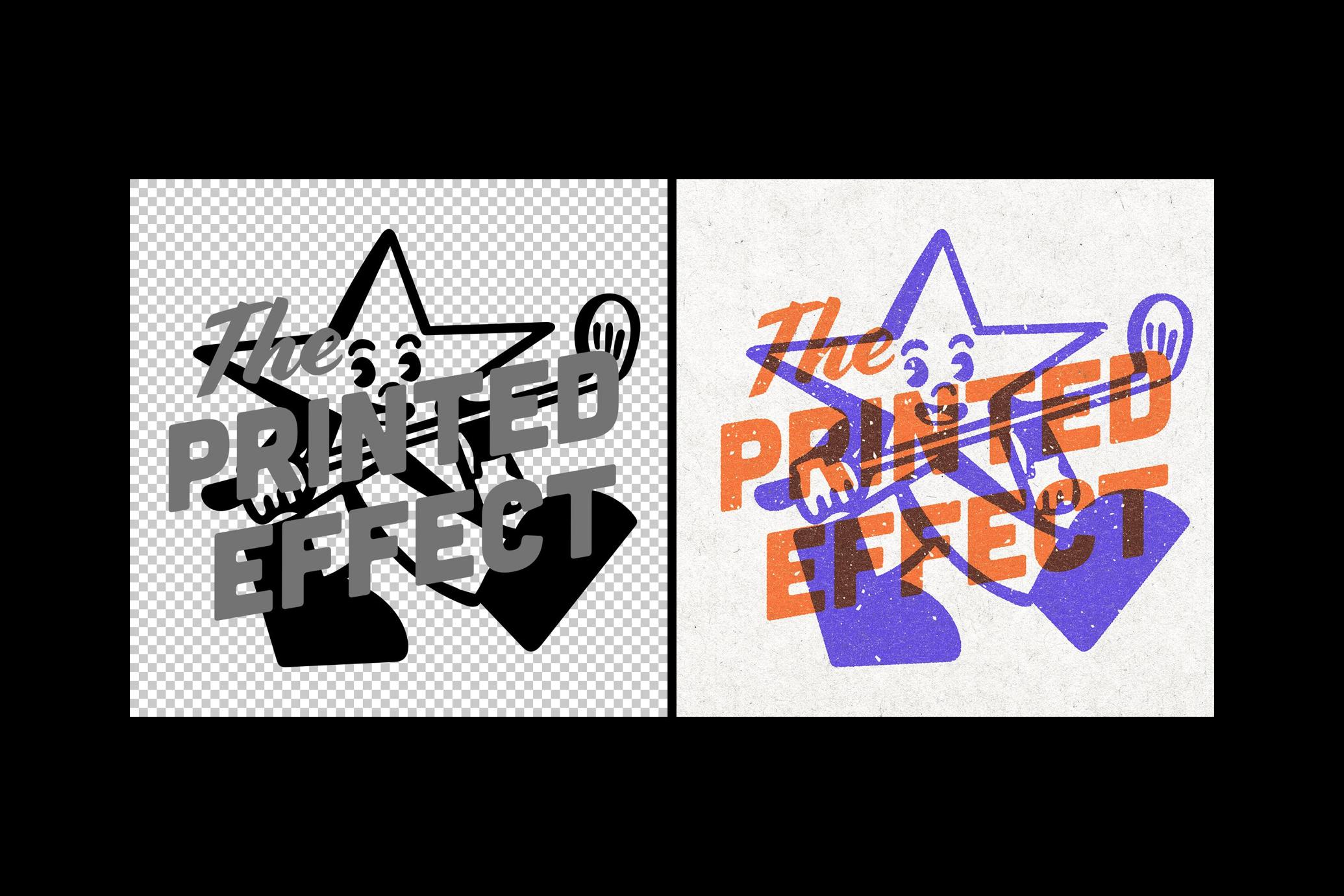 Vintage Overprint Effect