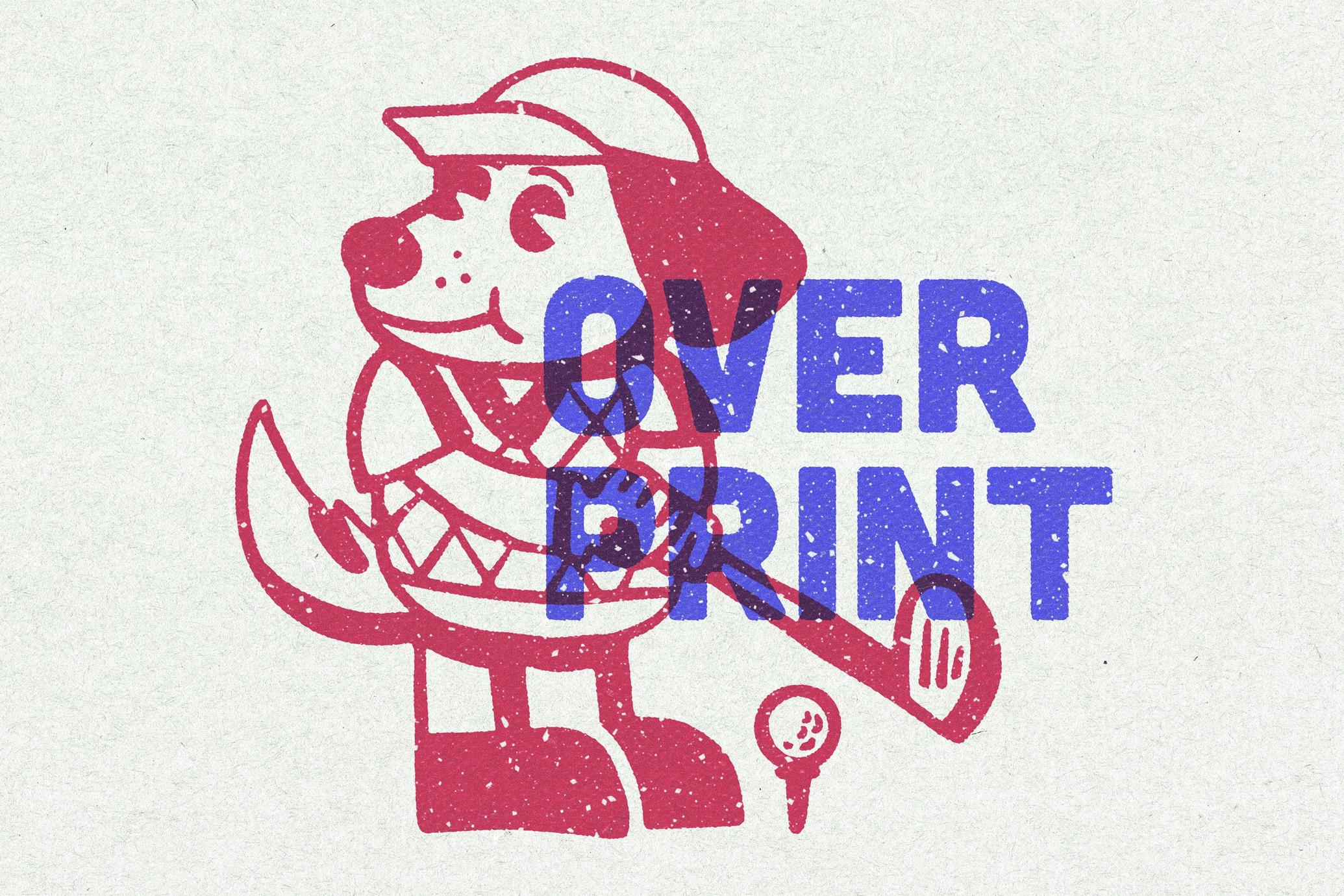 Vintage Overprint Effect