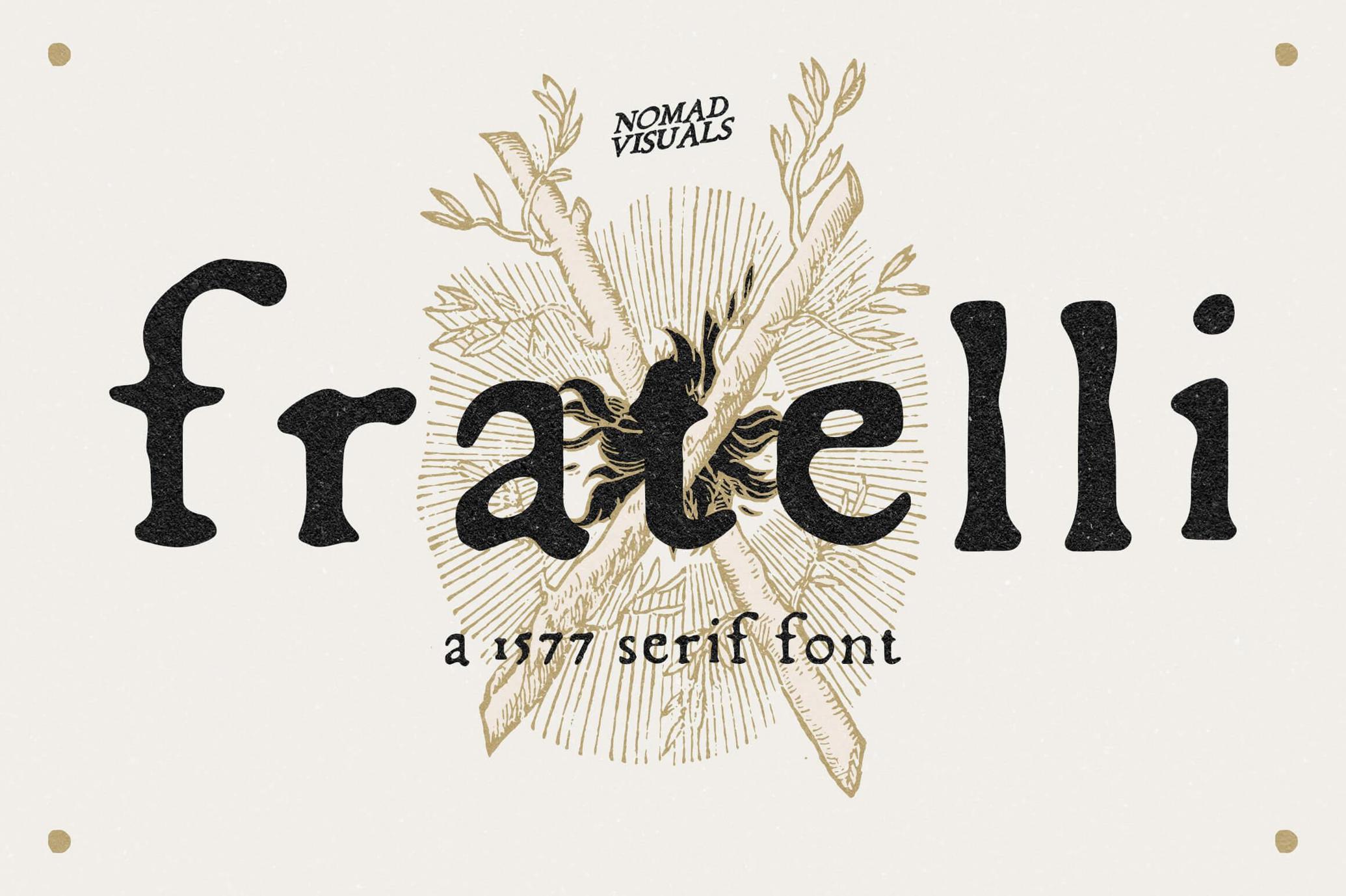 Fratelli Serif font Extras