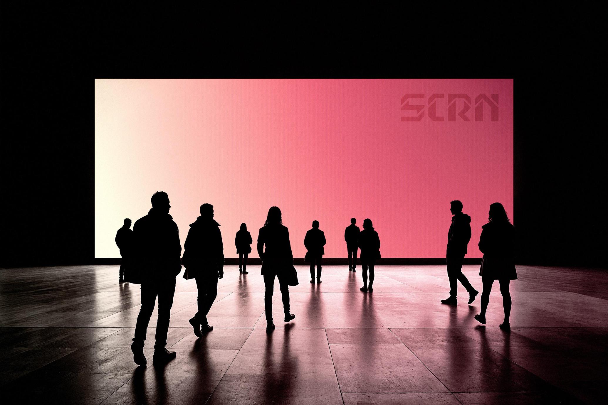 Large Event Screen Mockup
