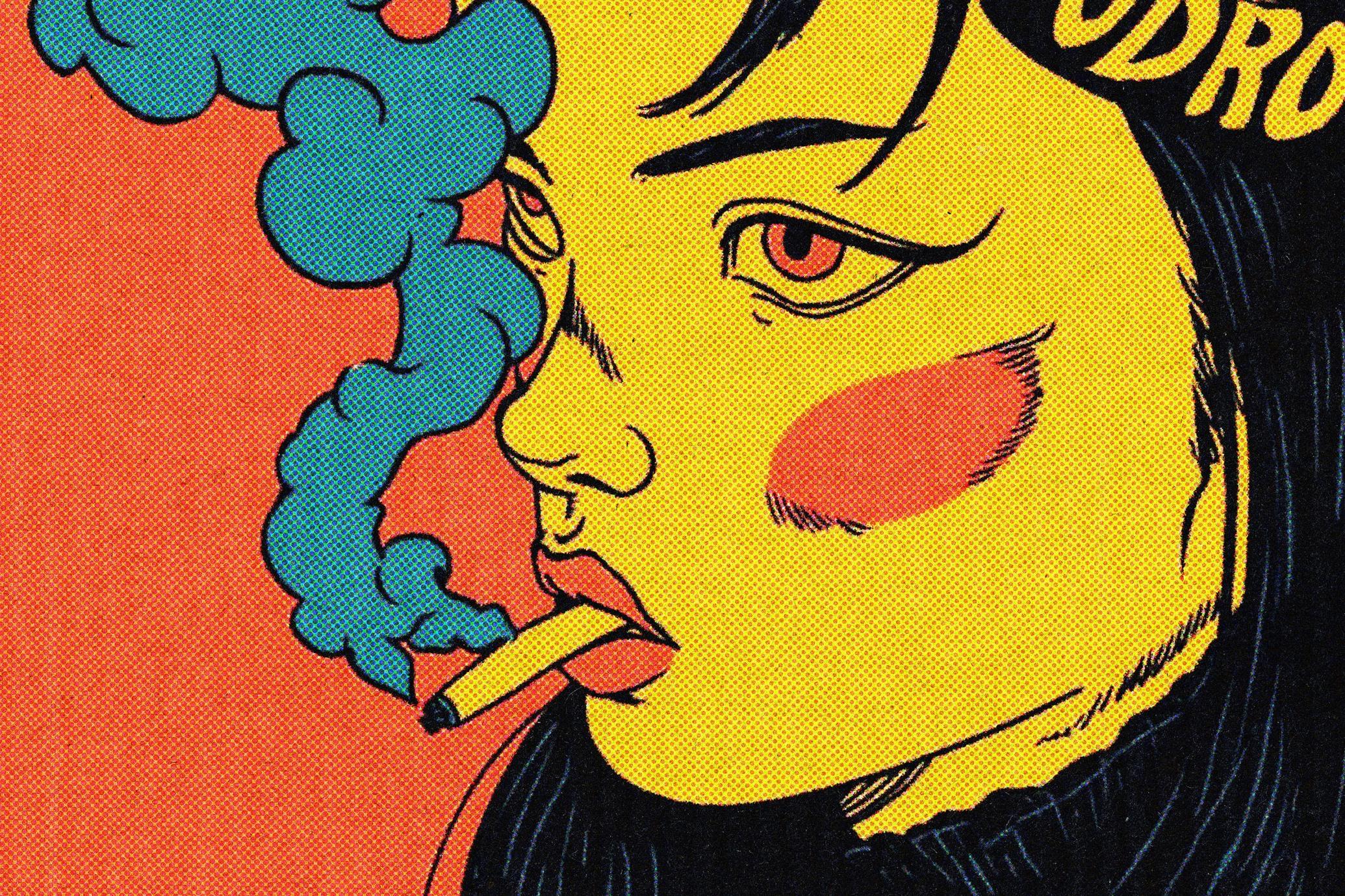 Halftone Paper Printed Effect