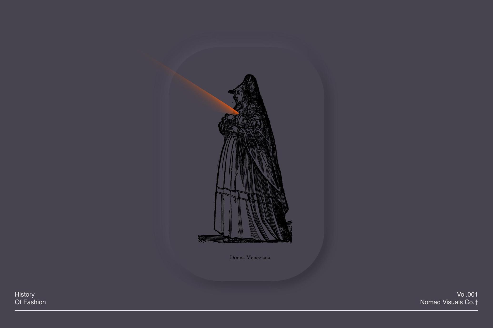 History of Fashion - Vector Illustrations