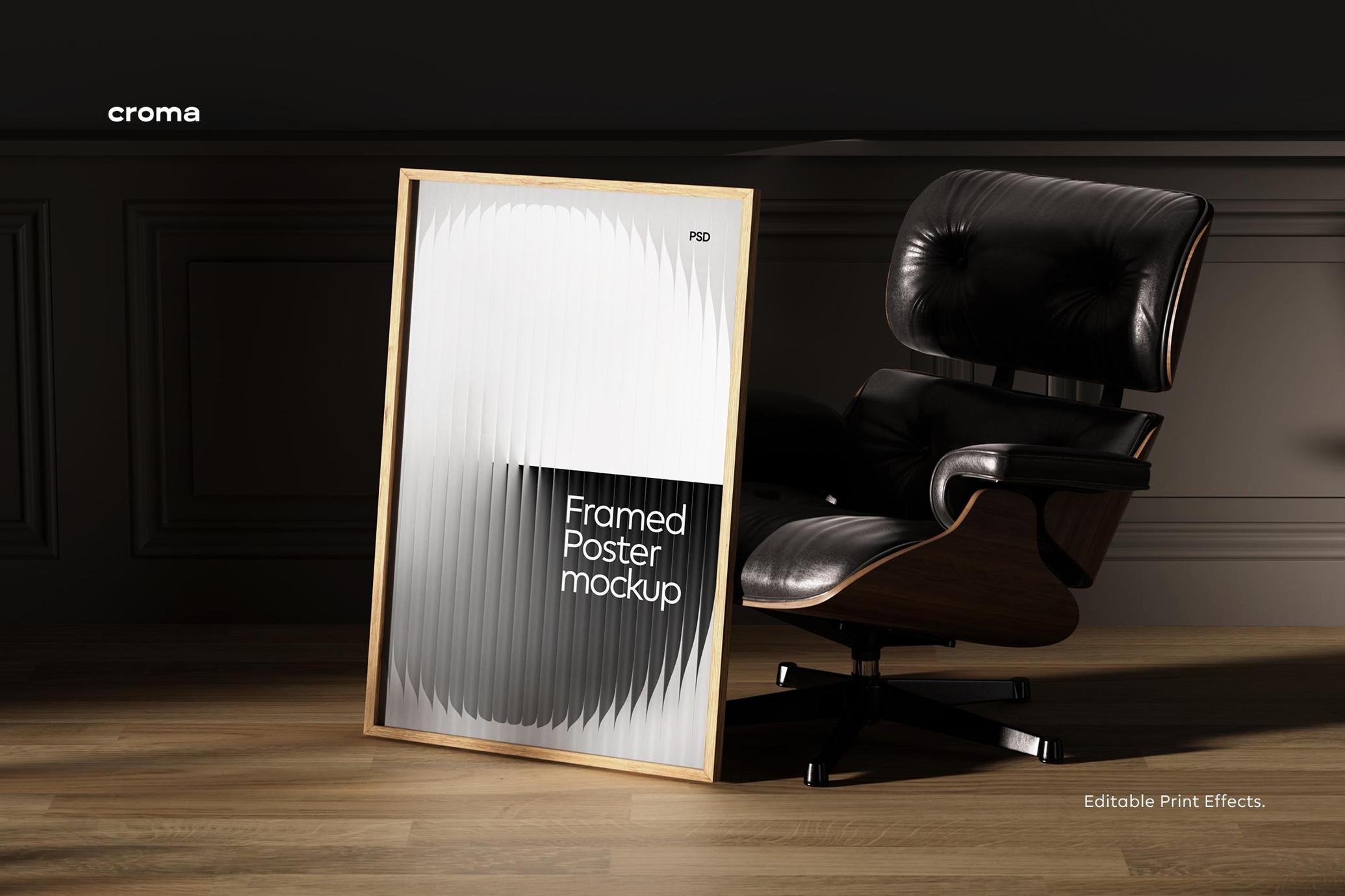 Framed Poster Mockup