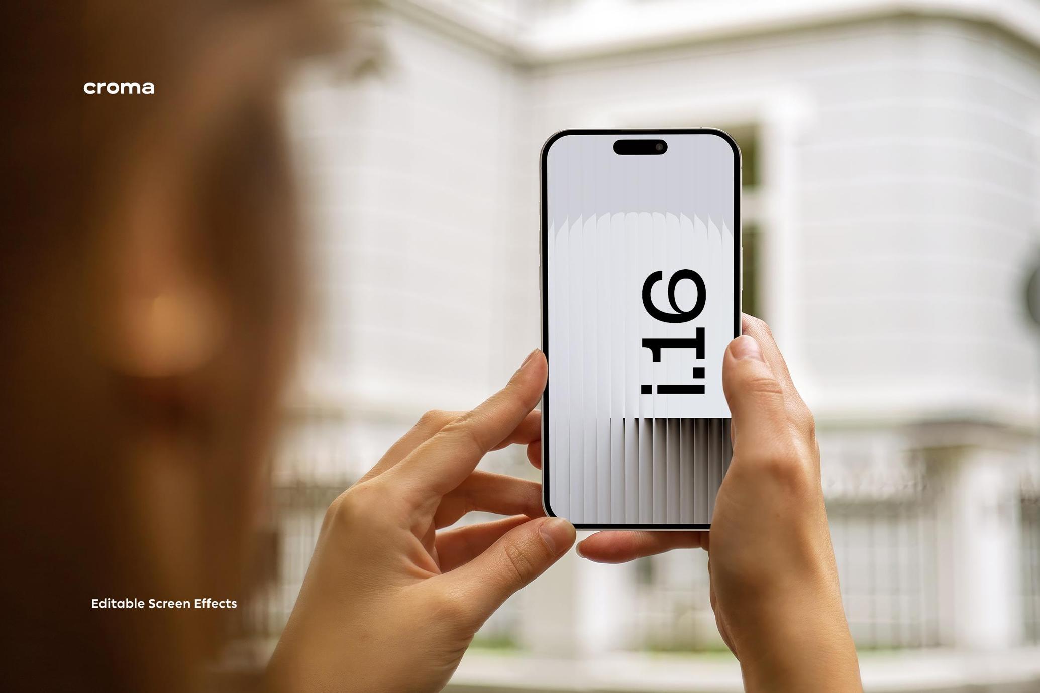 Hand-Holding iPhone Mockup
