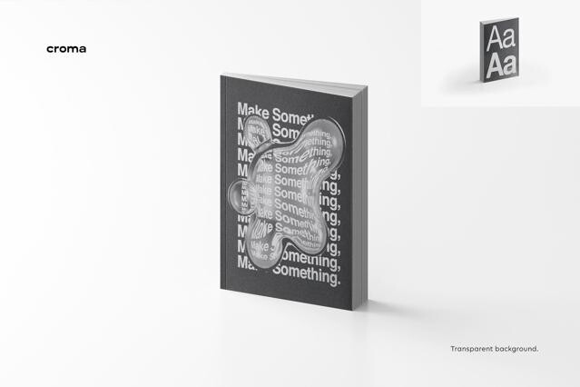 Minimal Paperback Book Mockup
