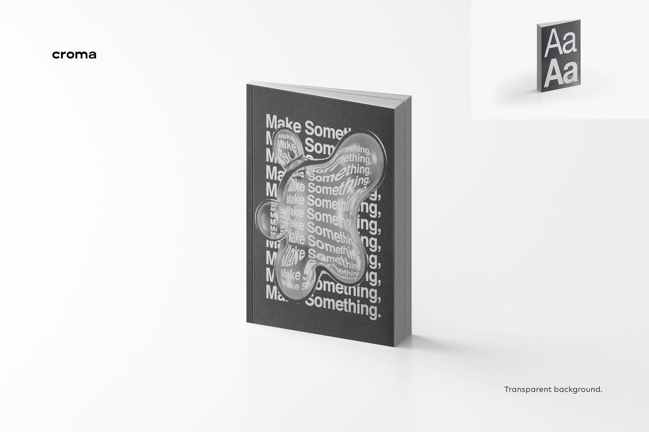Minimal Paperback Book Mockup