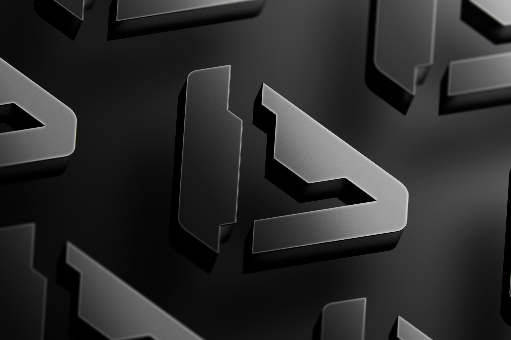 Floating 3D Symbol Render Mockup