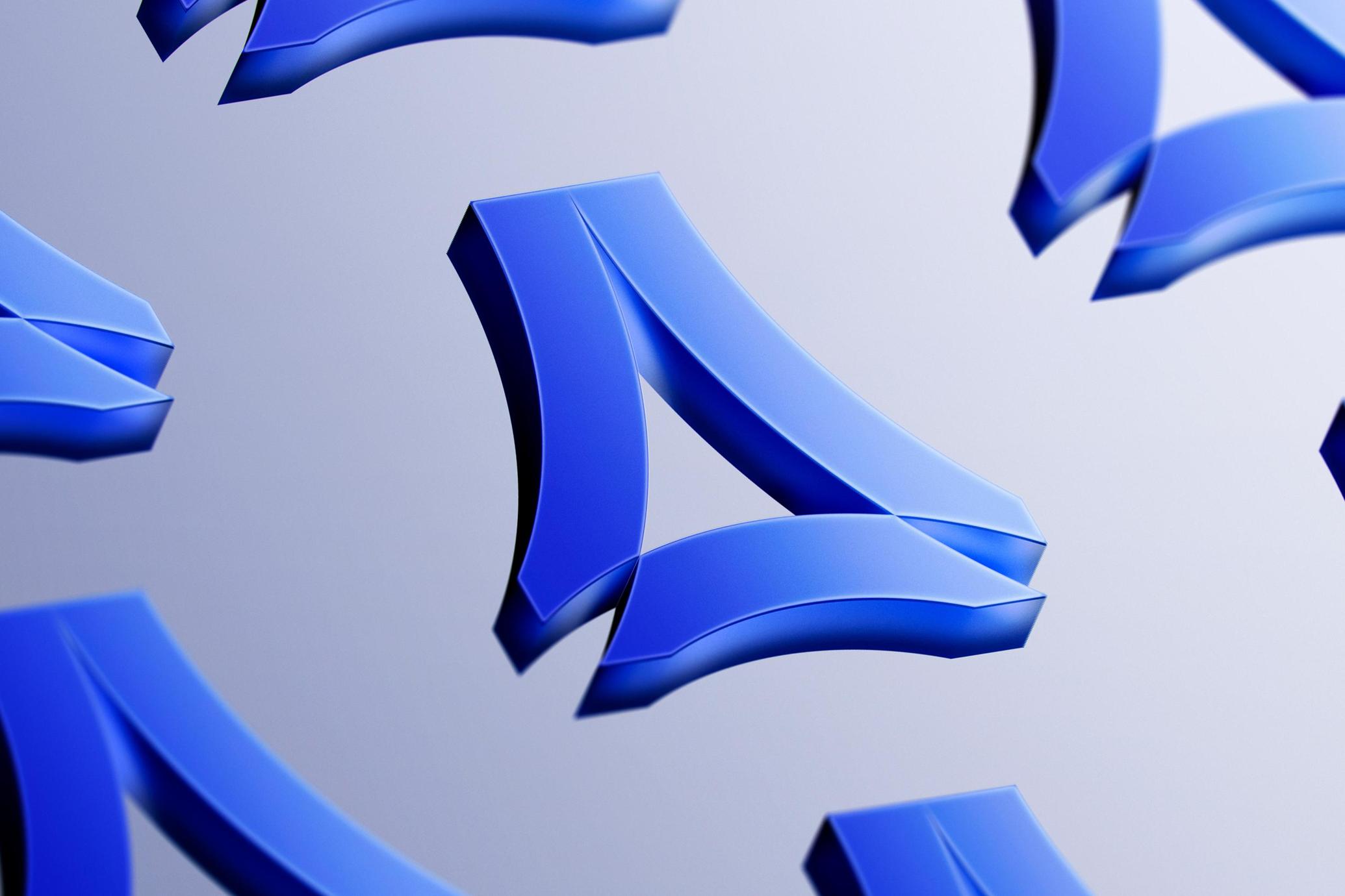 Floating 3D Symbol Render Mockup