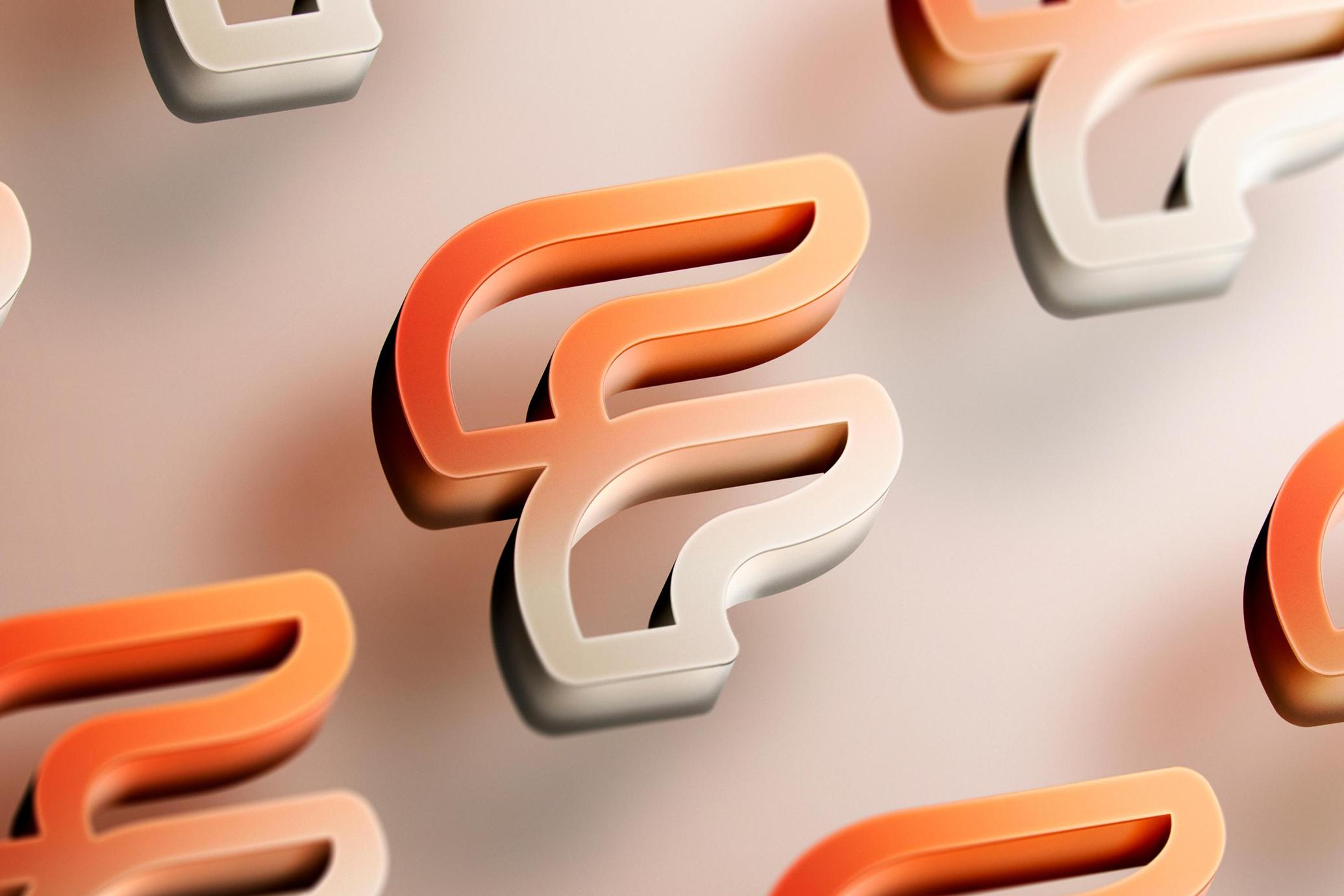 Floating 3D Symbol Render Mockup