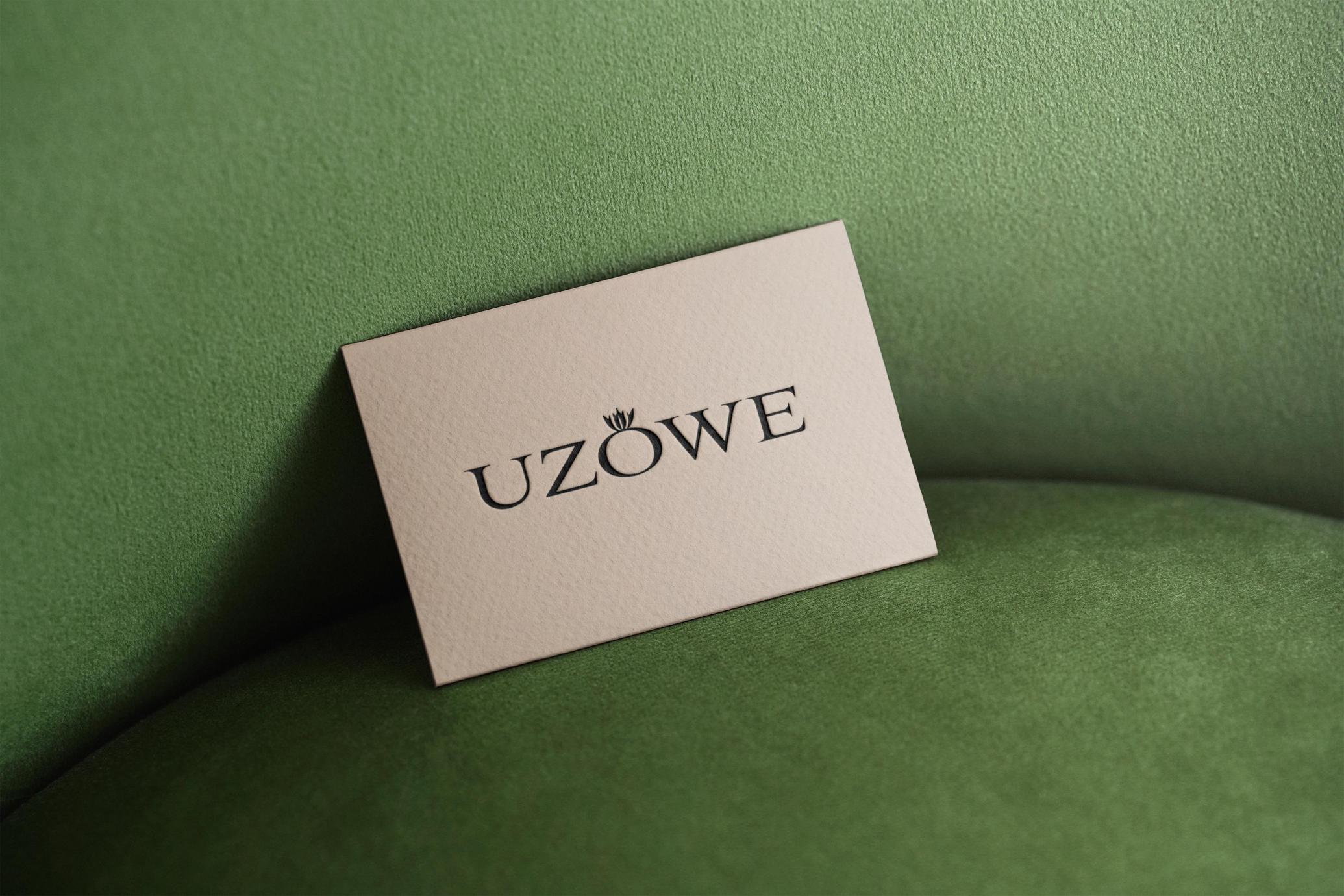 Velvet Chair Business Card Mockup