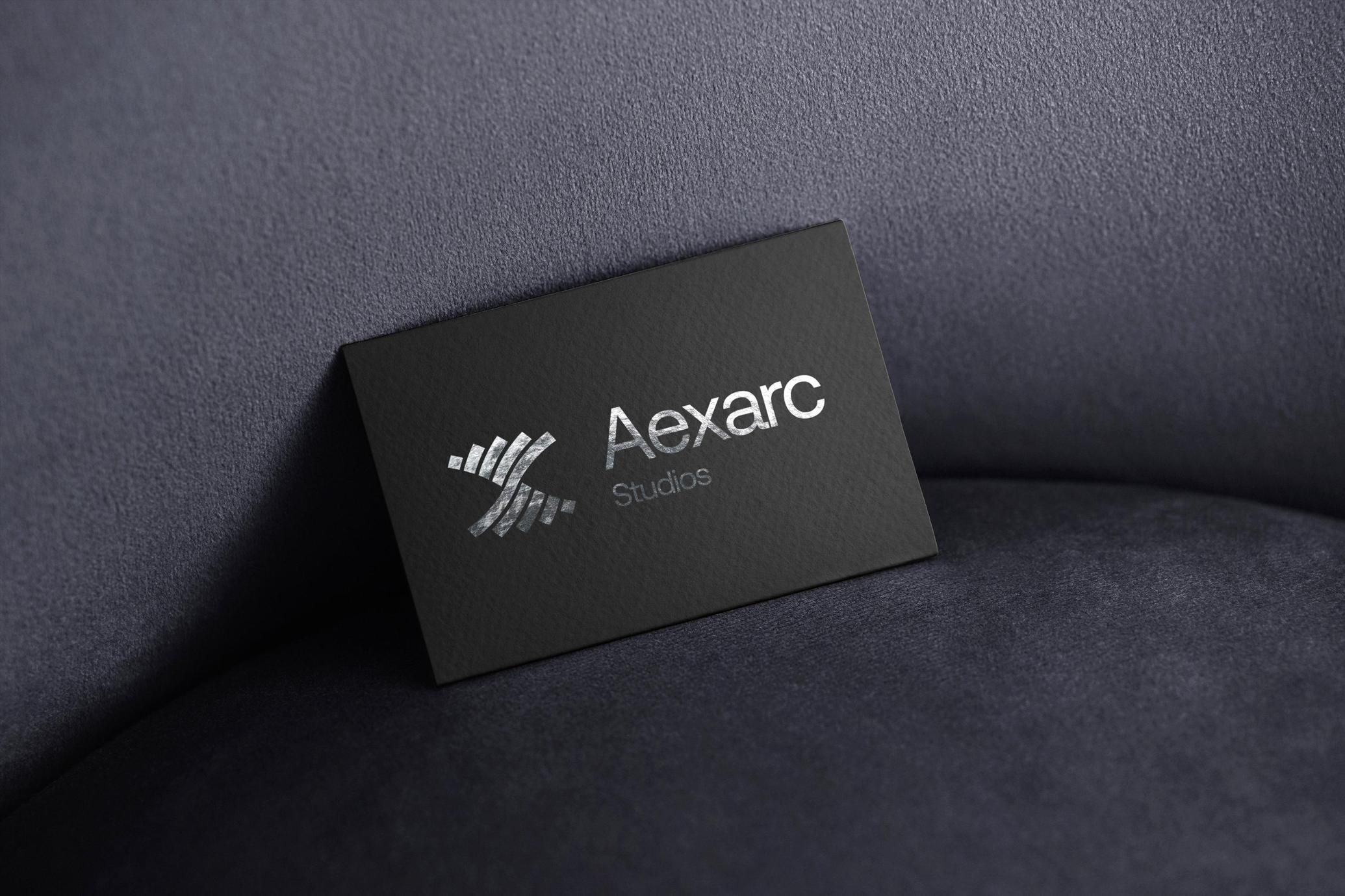 Velvet Chair Business Card Mockup