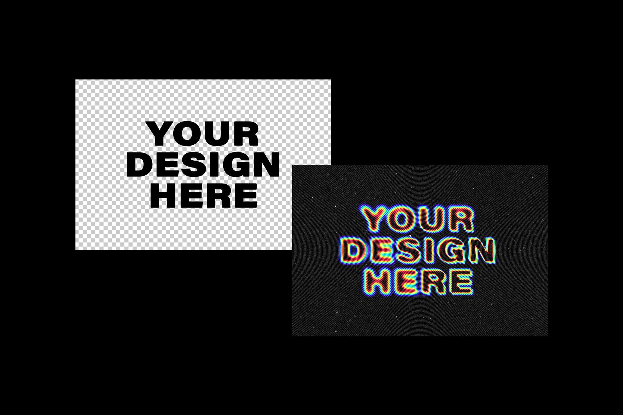 Circle Blur Text & Logo Effect