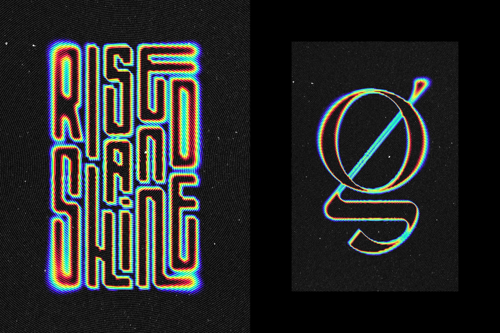 Circle Blur Text & Logo Effect