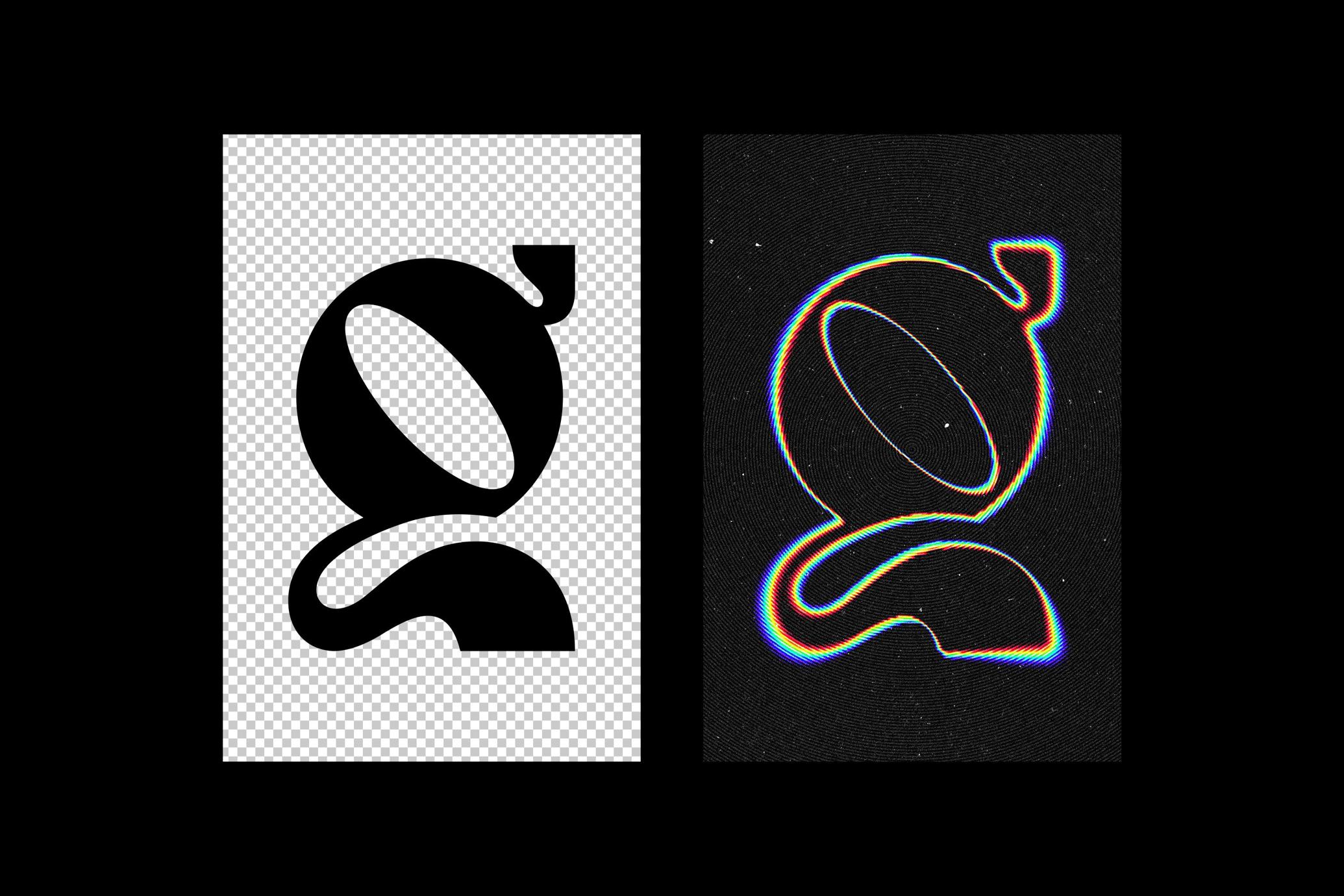 Circle Blur Text & Logo Effect