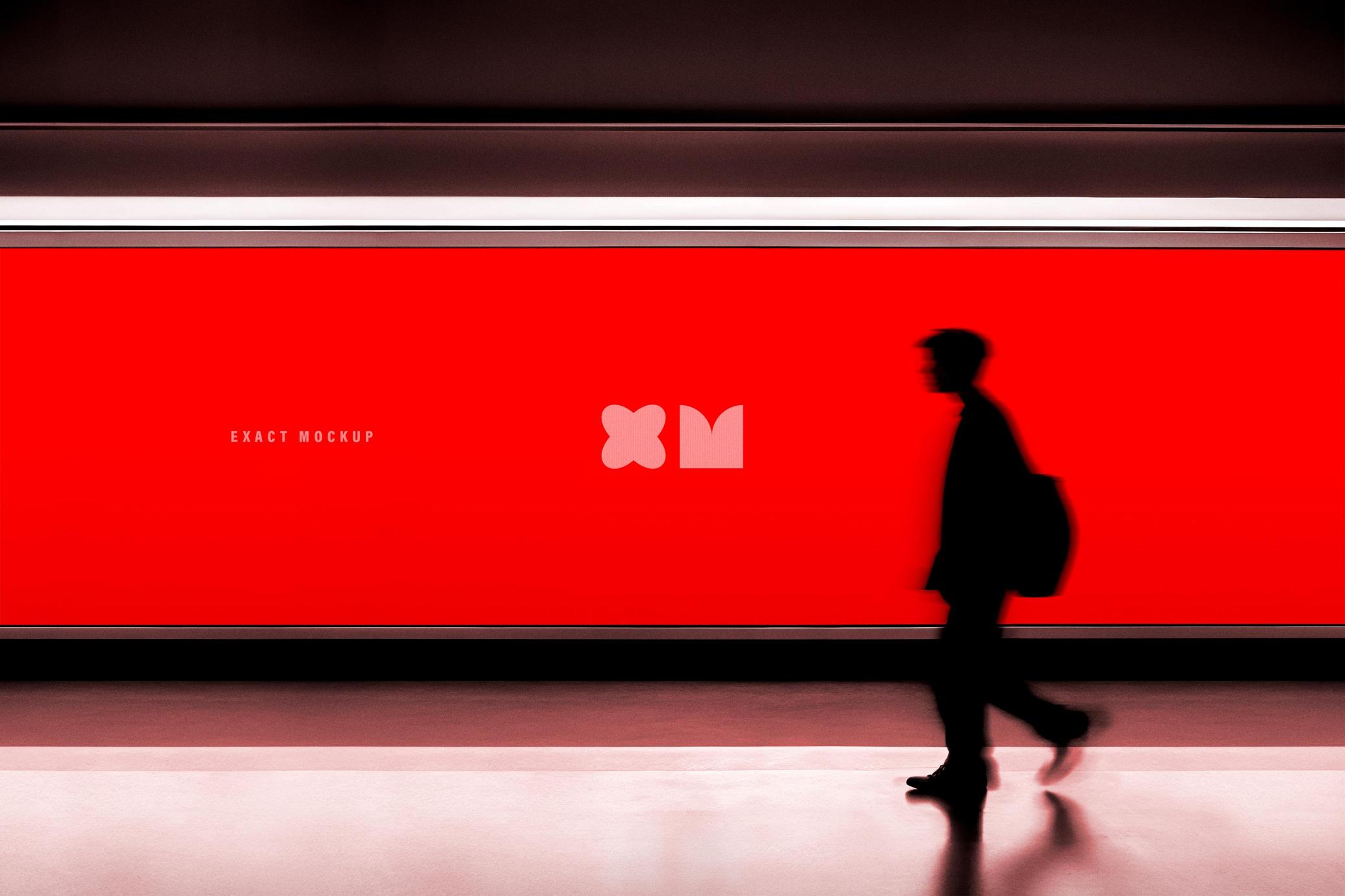 Large Wide Screen Mockup