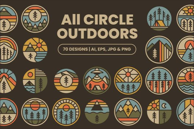 All-Circle Outdoor Badges