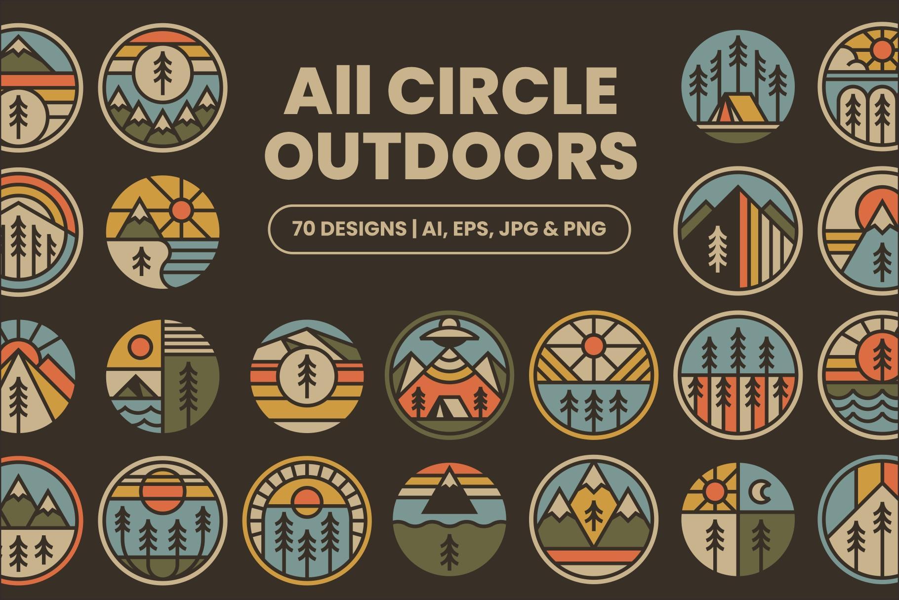 All-Circle Outdoor Badges