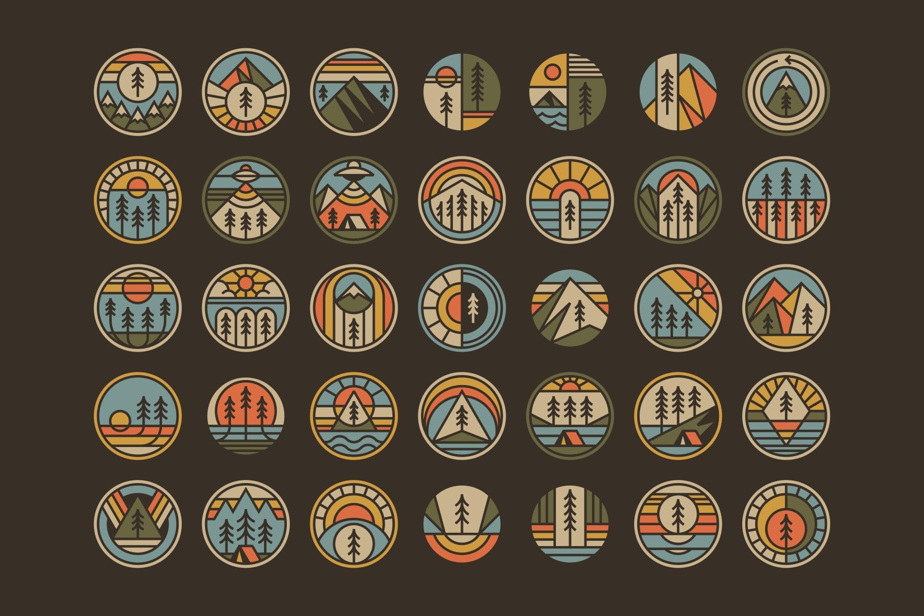 All-Circle Outdoor Badges