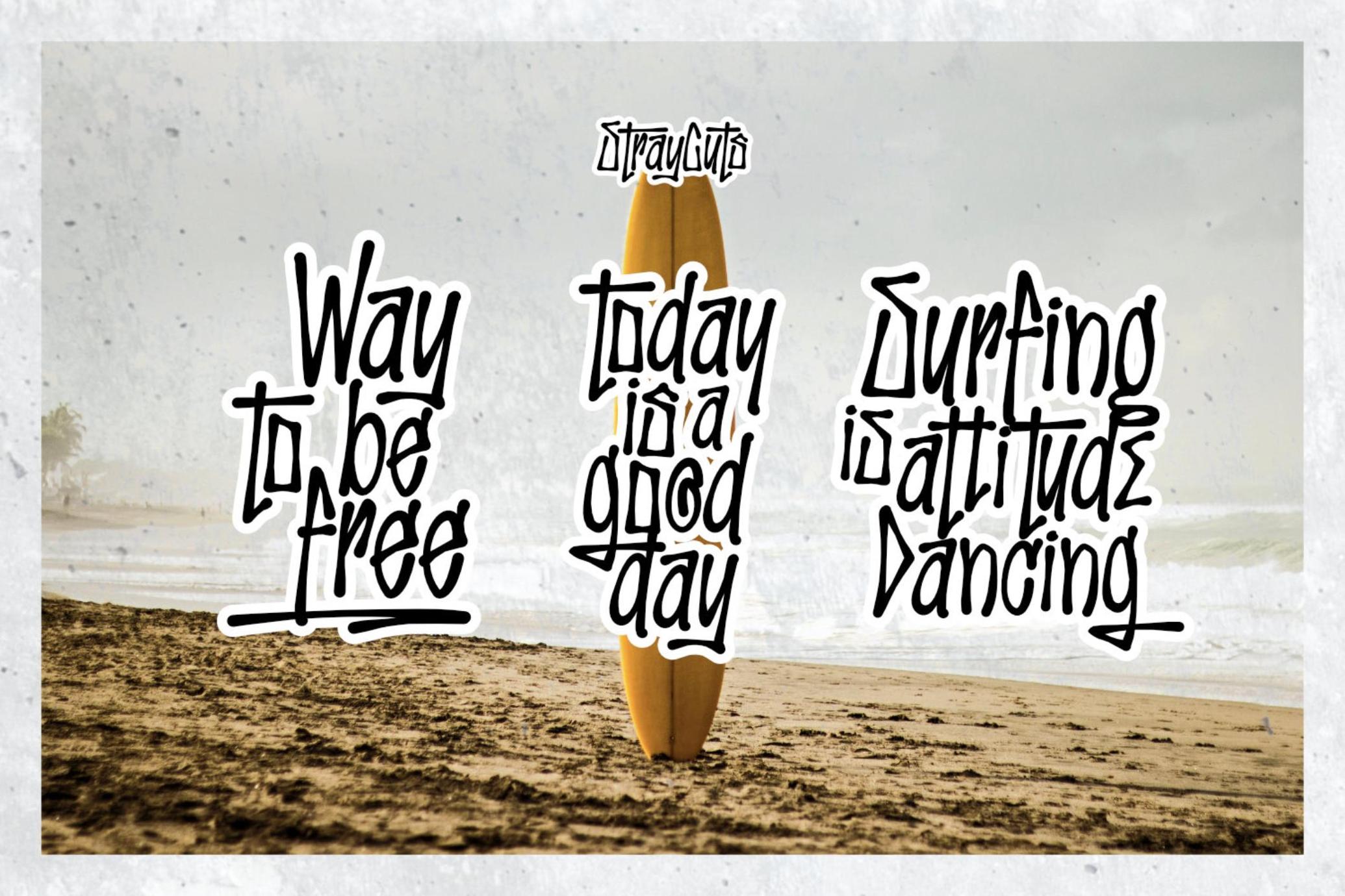 Stray Cuts - Decorative Font