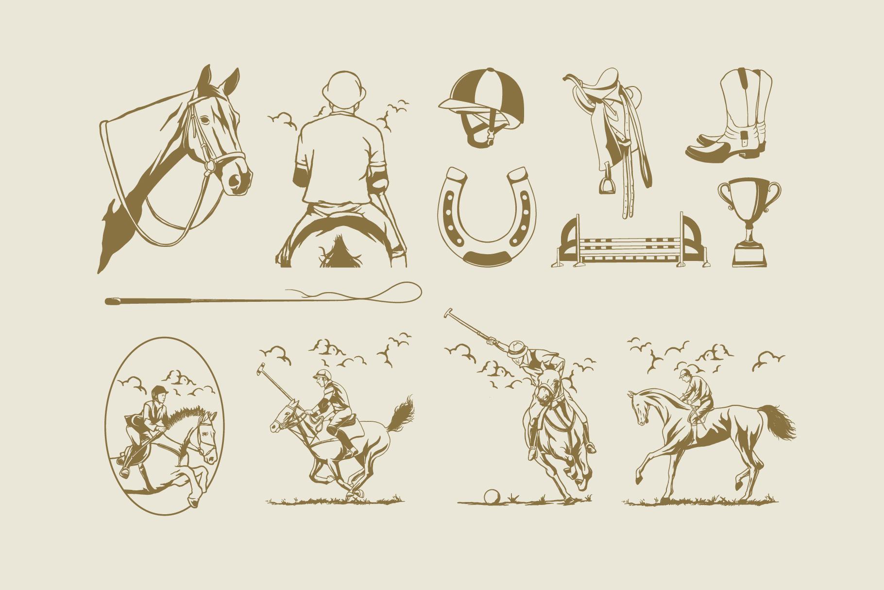 Equestrian Heritage Graphic Pack