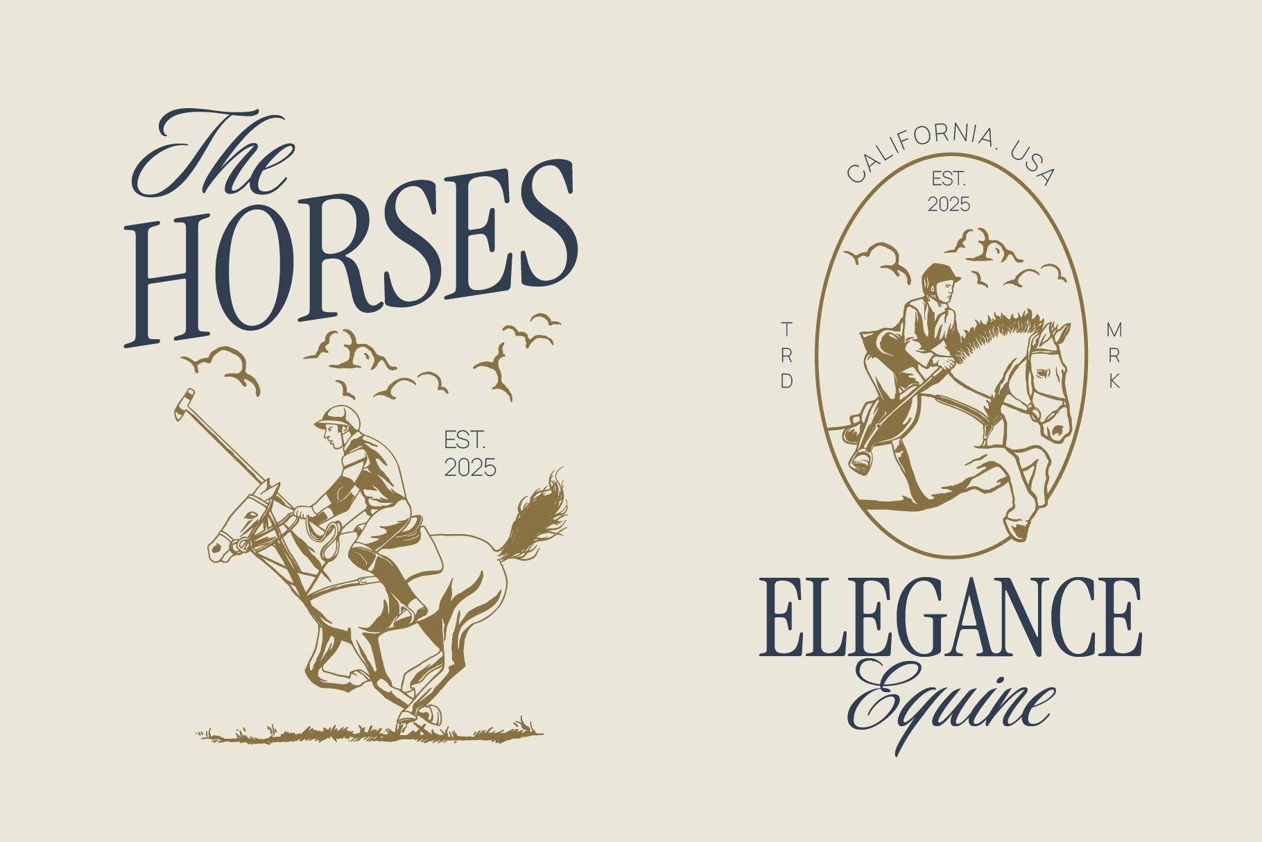 Equestrian Heritage Graphic Pack