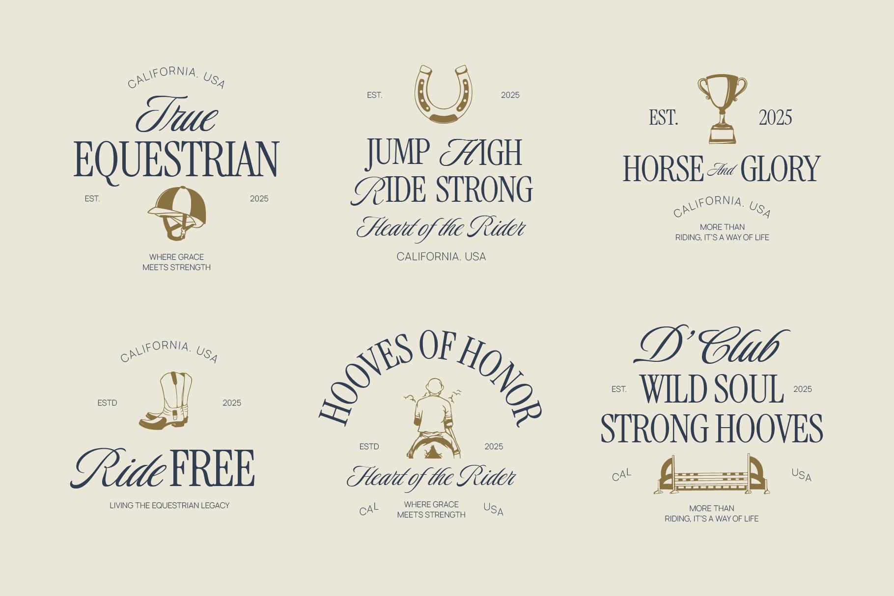 Equestrian Heritage Graphic Pack