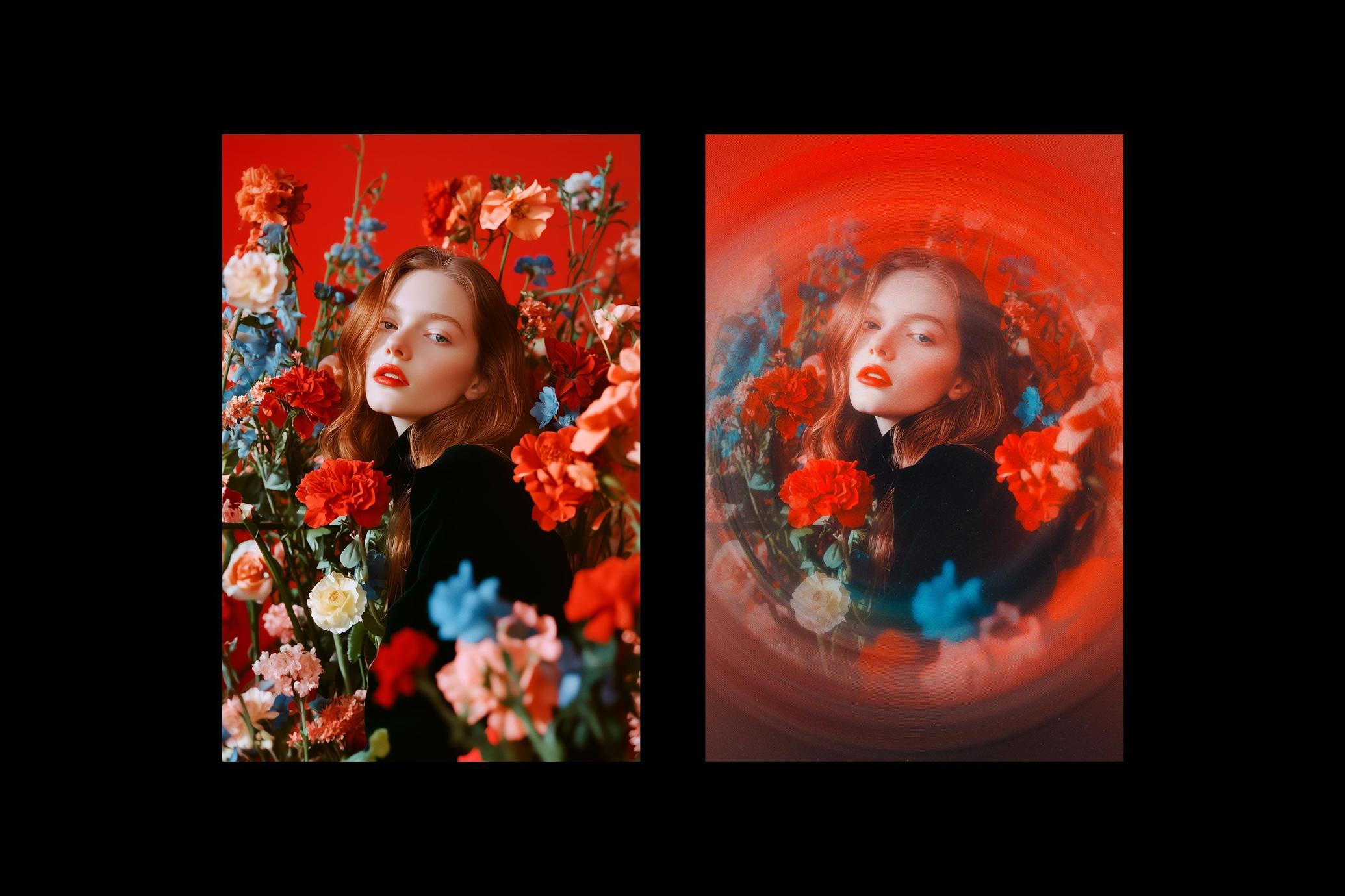 Radial Spinning Photo Effect