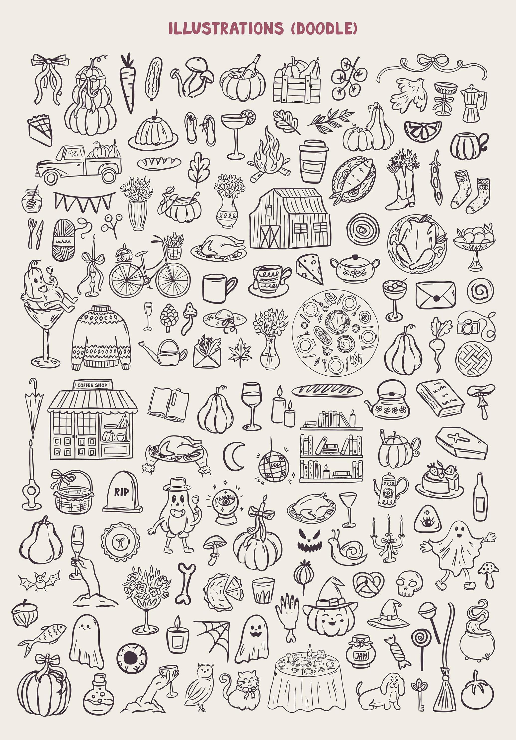 Autumn Holidays Clipart Bundle