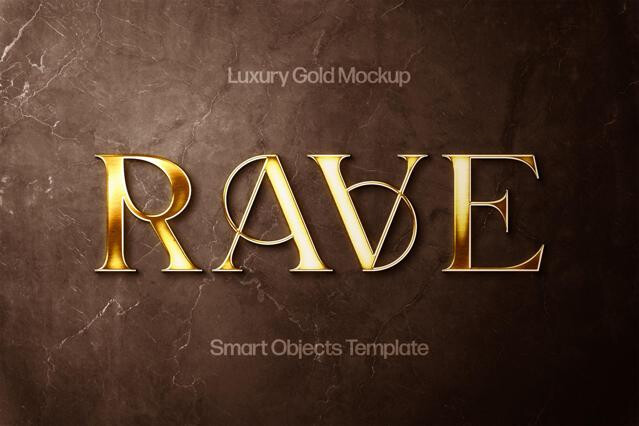 Luxury Gold Mockup