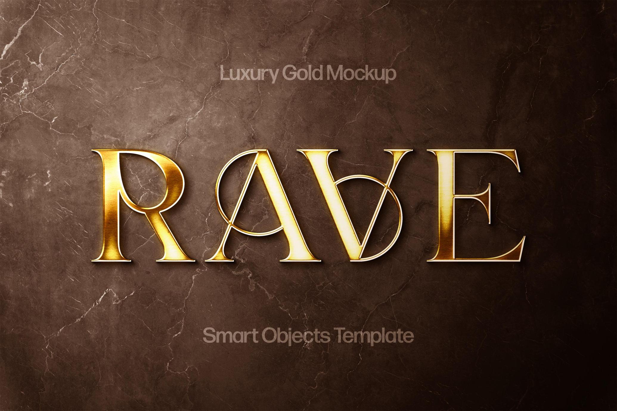 Luxury Gold Mockup