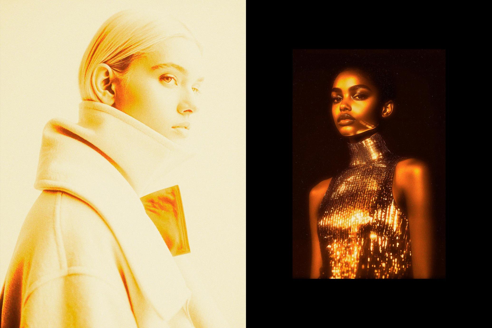 Golden Glowing Photo Effect
