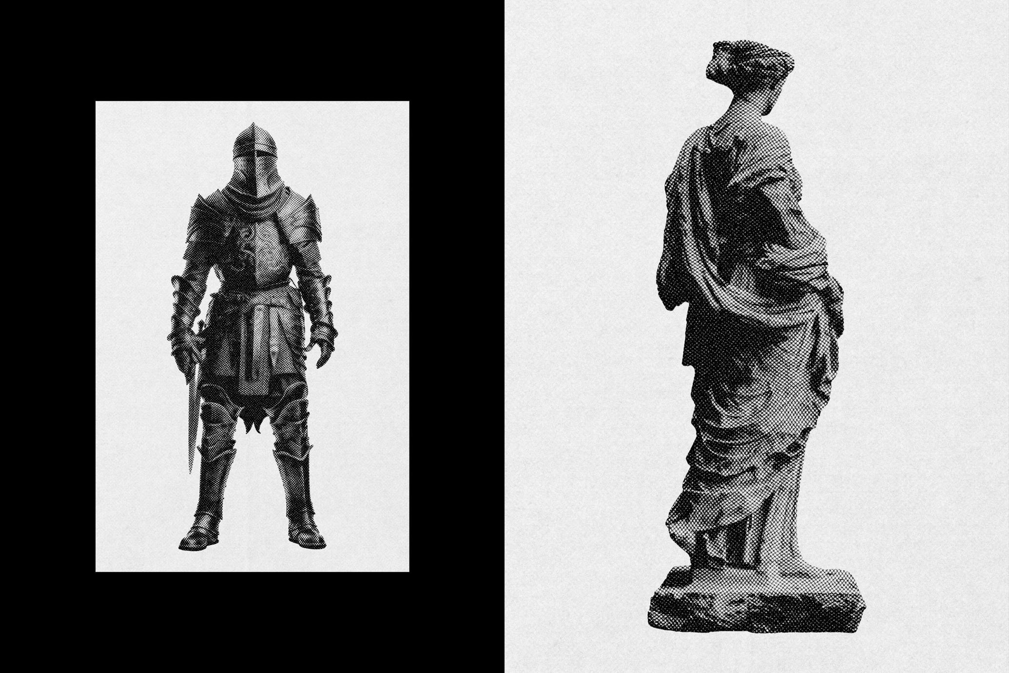 Antique Engraving Photo Effect