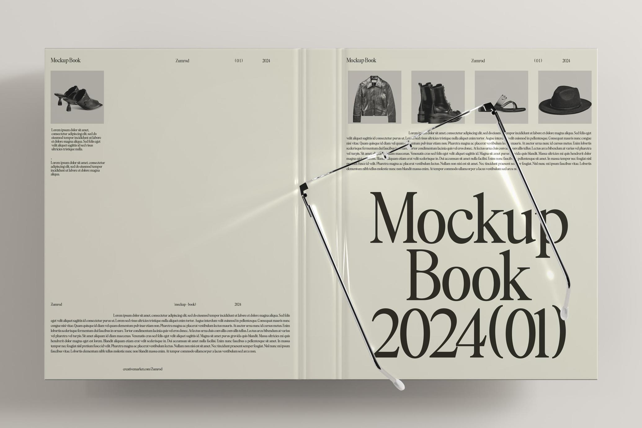 Minimal Book Mockup
