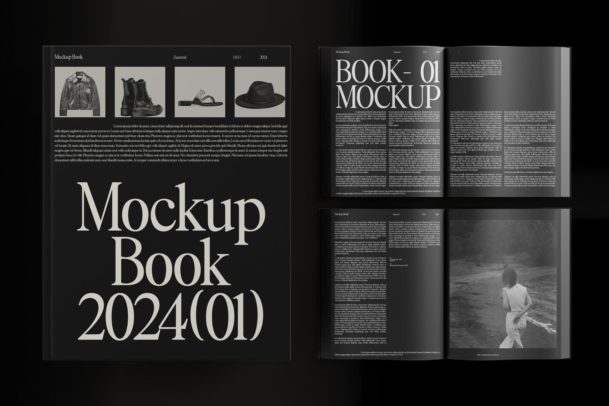 Minimal Book Mockup