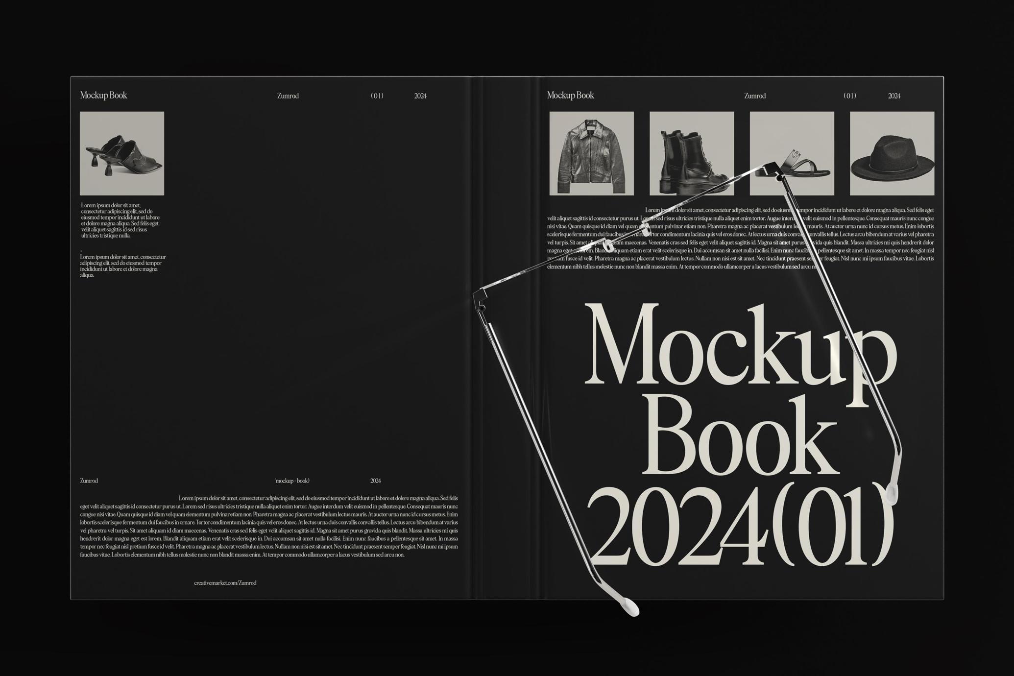Minimal Book Mockup