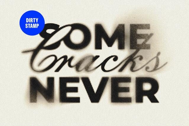 Dirty Stamp Text & Logo Effect