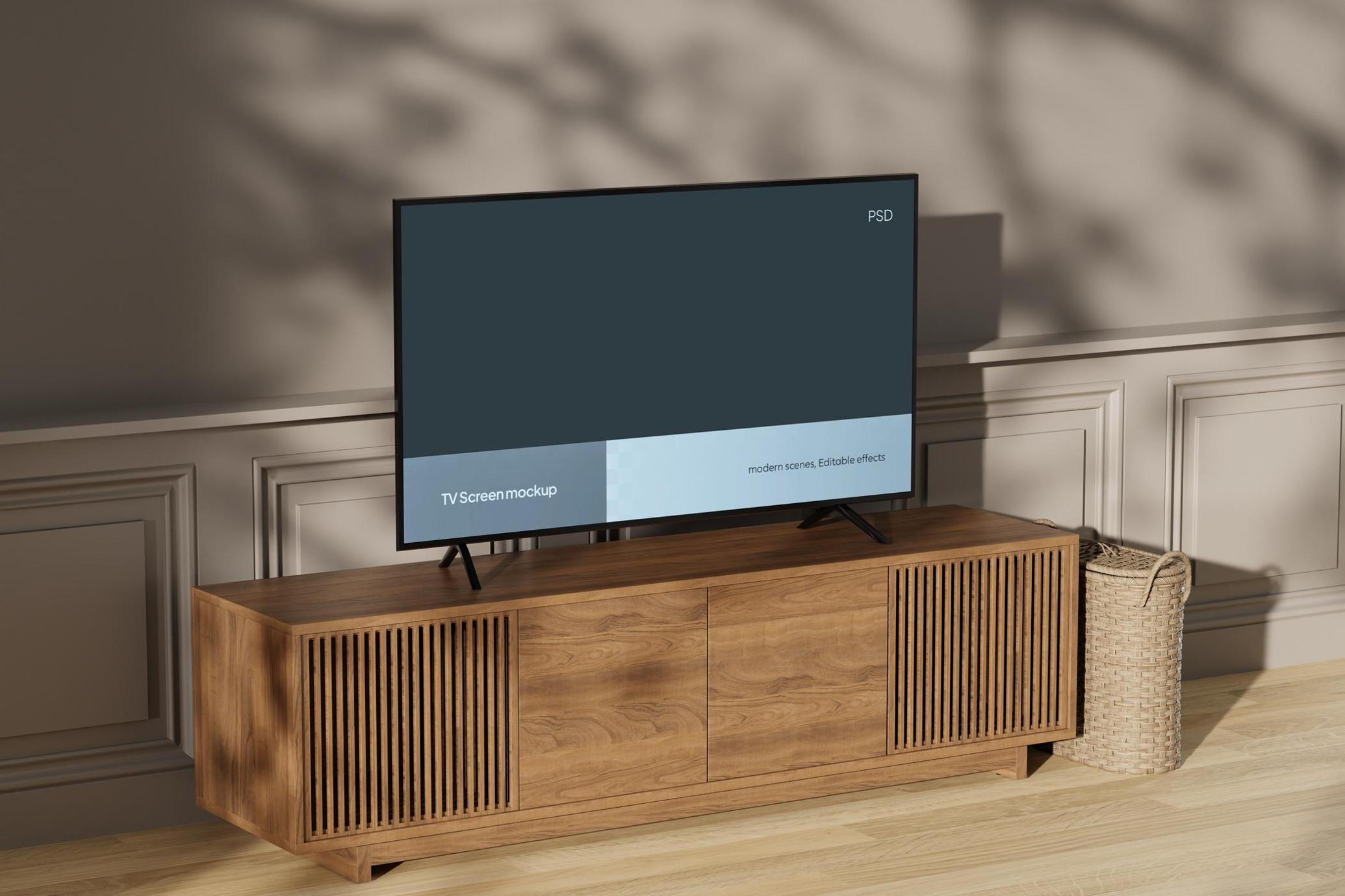 Interior TV Mockup