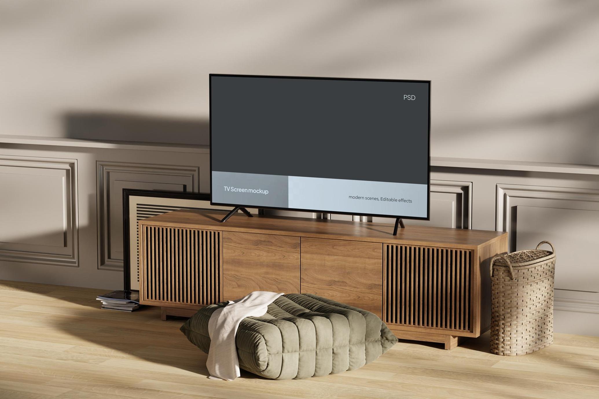 Interior TV Mockup