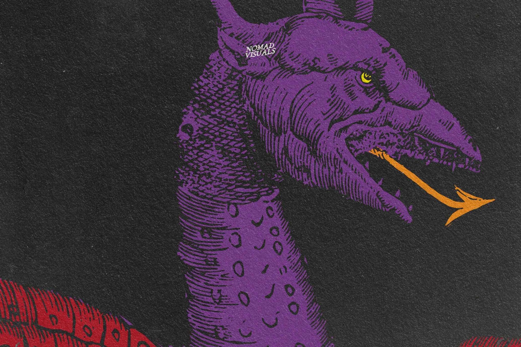 Snakes & Dragons Illustrations