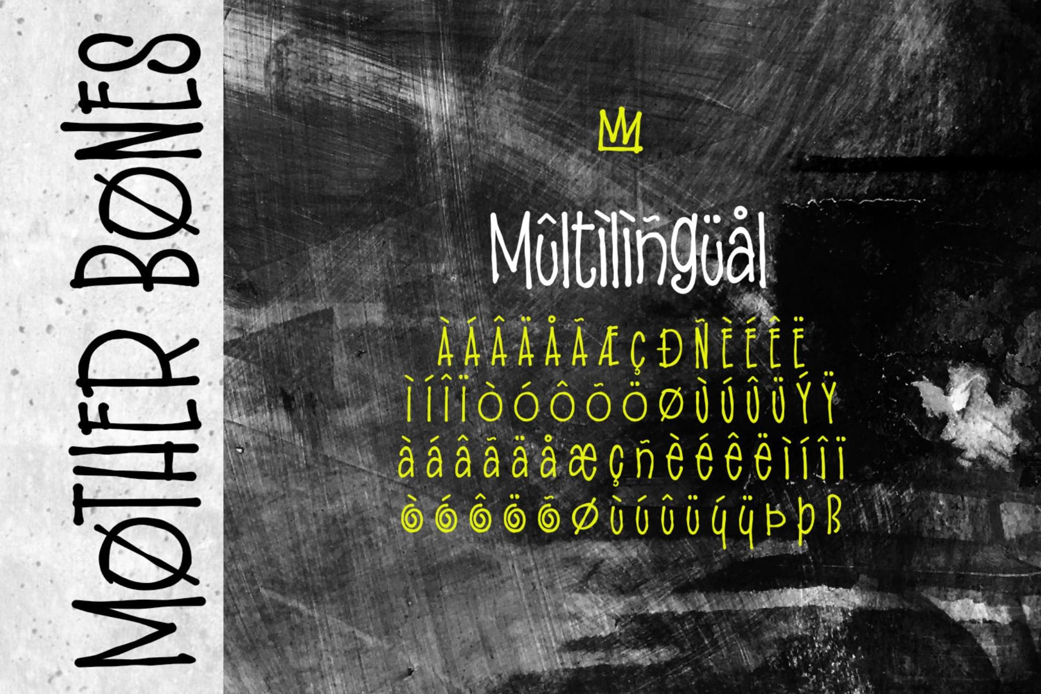 Mother Bones - 90s Font Grunge