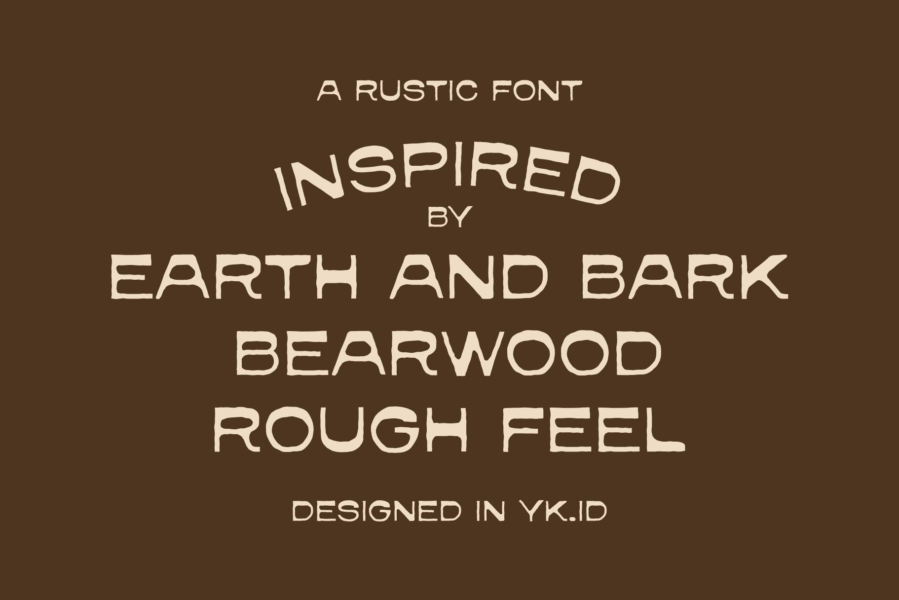 Bearwood - Forest Inspired Typeface