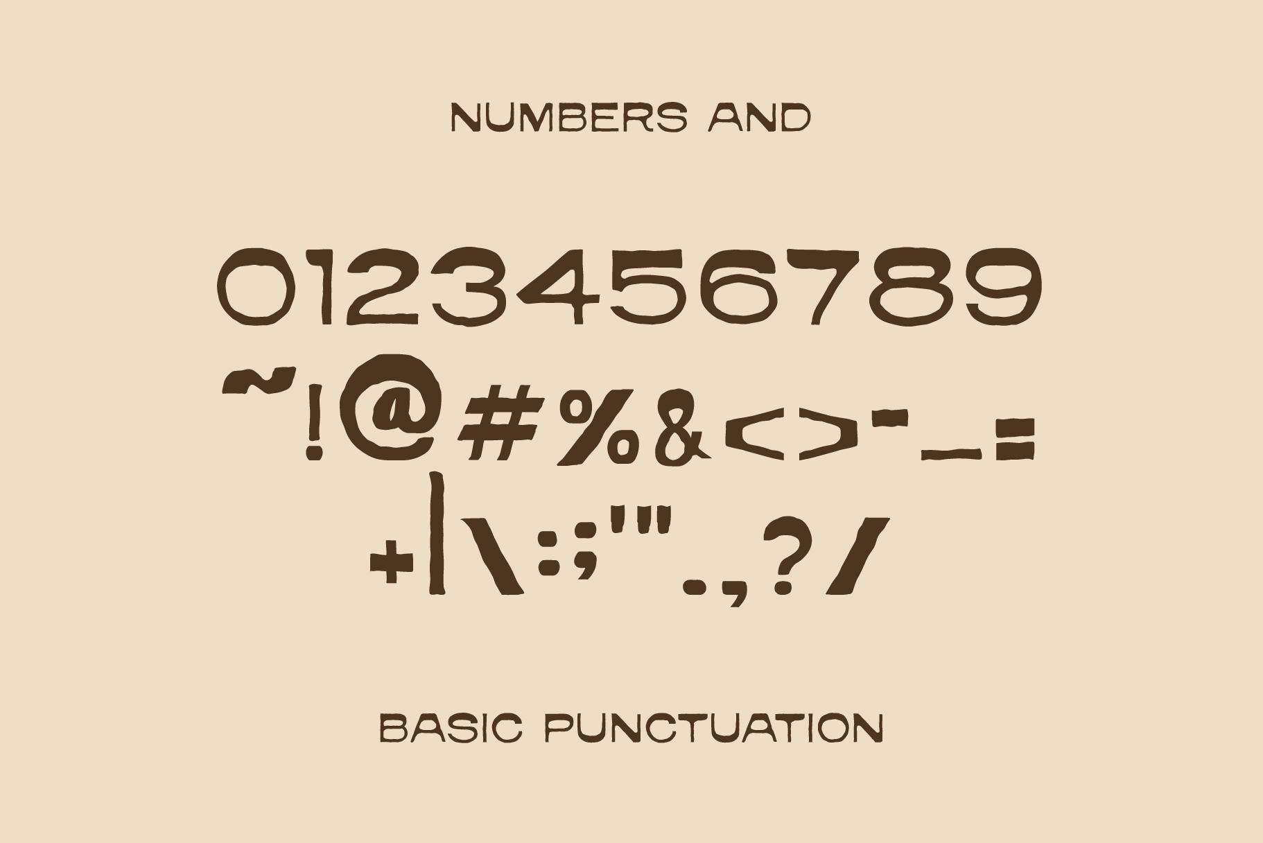 Bearwood - Forest Inspired Typeface