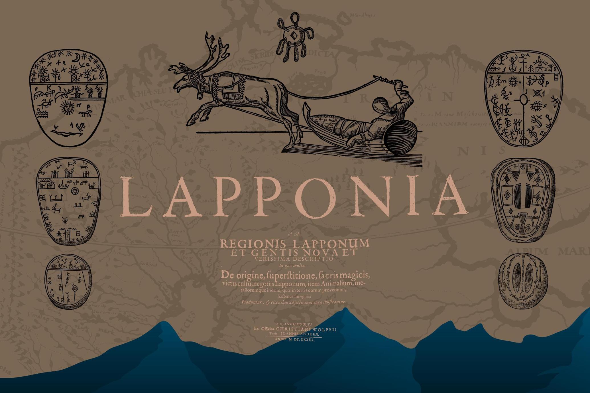 History of Lapland Illustrations Set