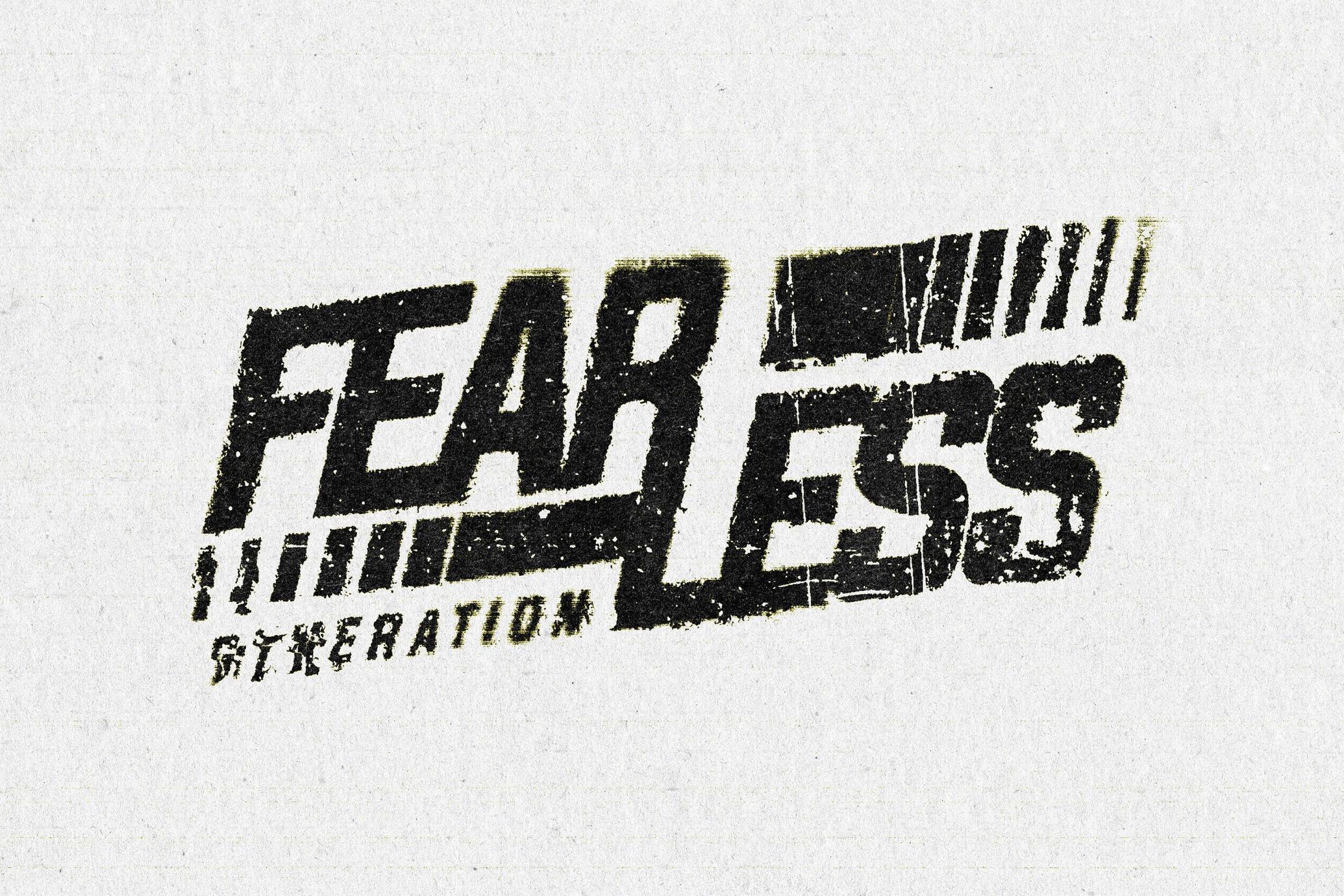 Ink Distortion Text Effect