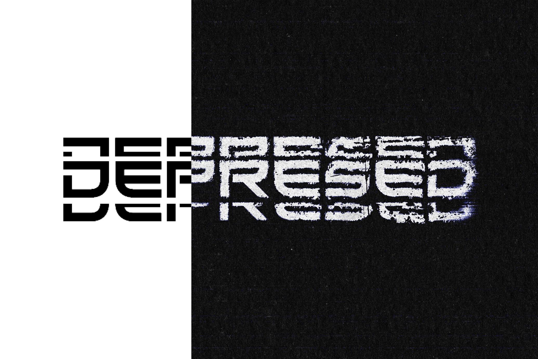 Ink Distortion Text Effect