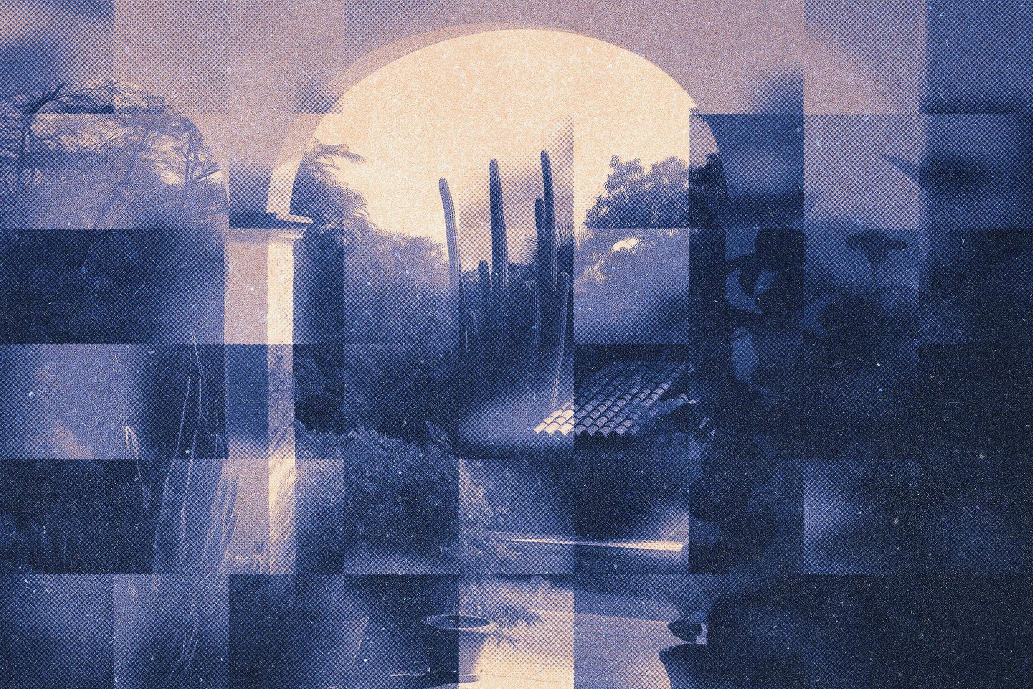 Mosaic Blur Photo Effect
