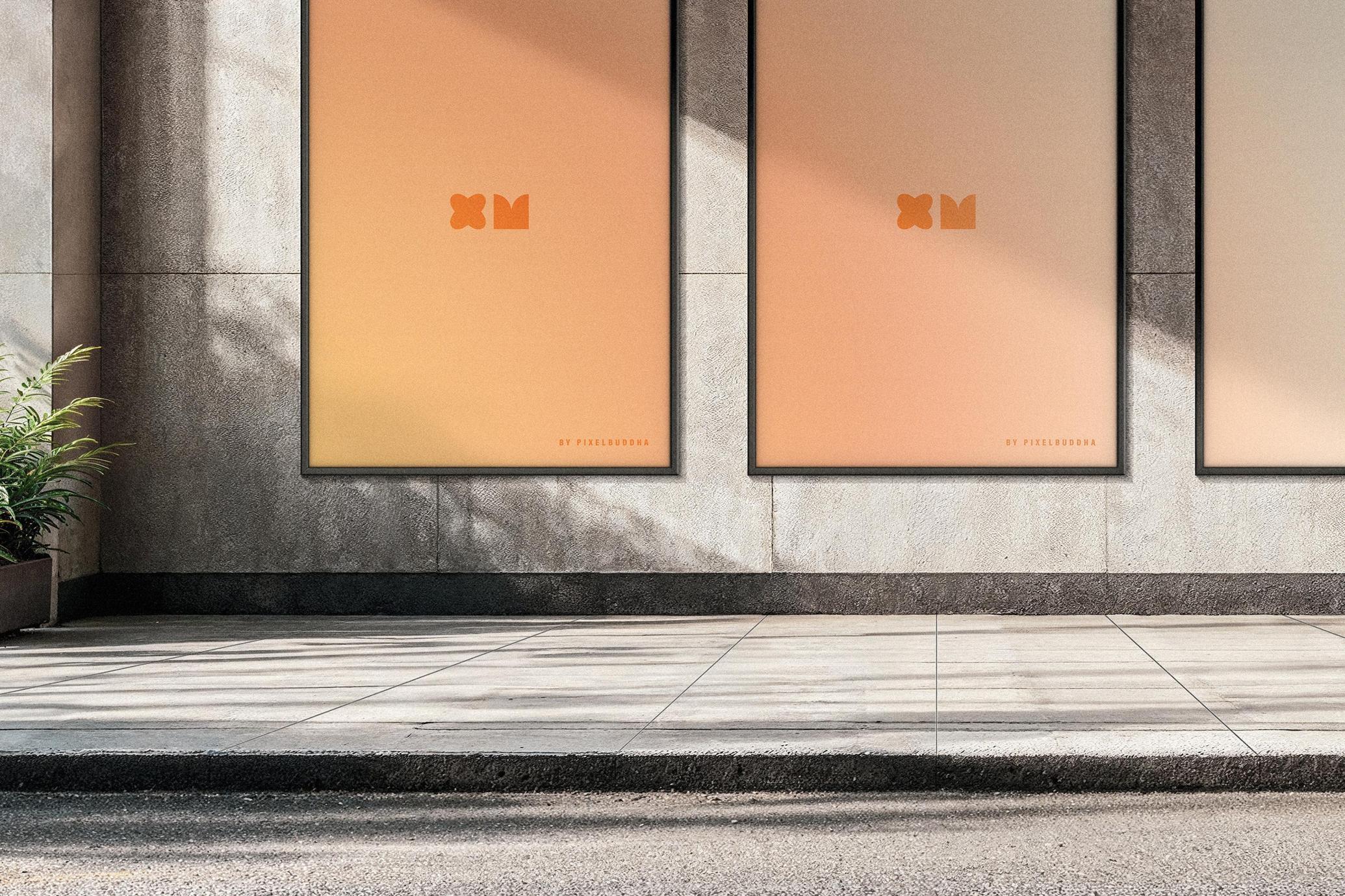 Uptown Outdoor Posters Mockup